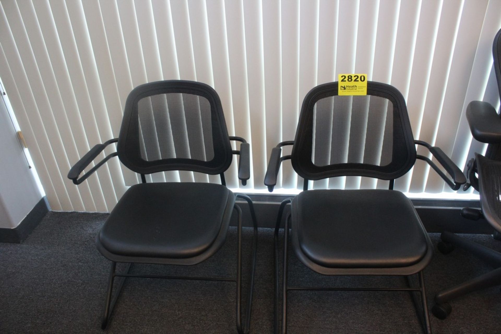 (2) MESHBACK ARM CHAIRS