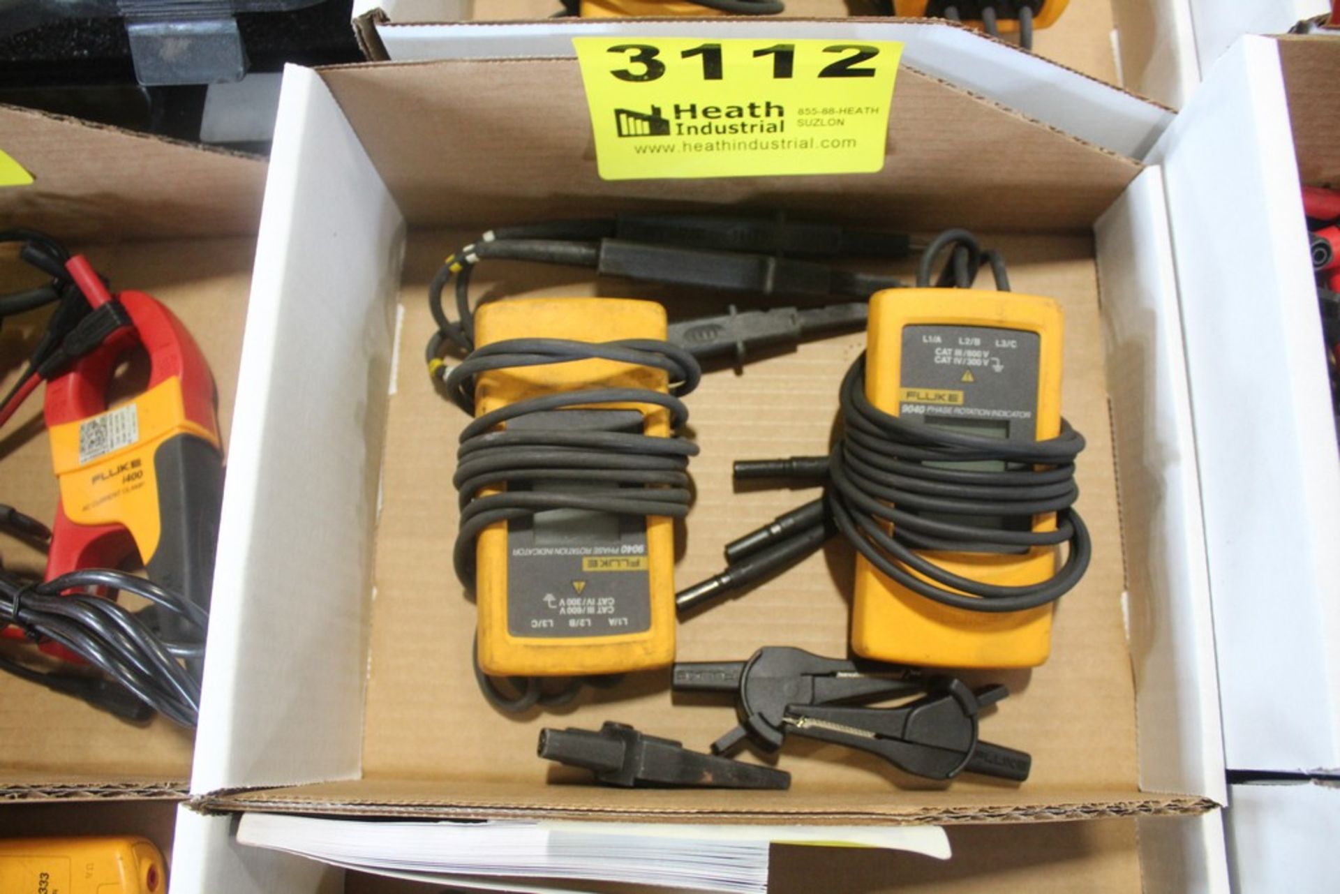 (2) FLUKE MODEL 9040 PHASE ROTATION INDICATORS