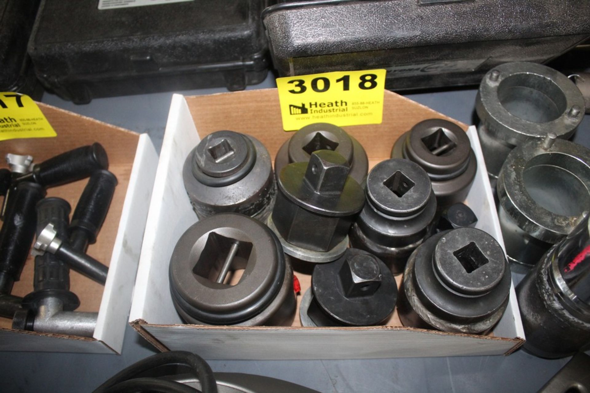 ASSORTED LARGE SOCKETS, 3/4" - 1-1/2" DRIVE