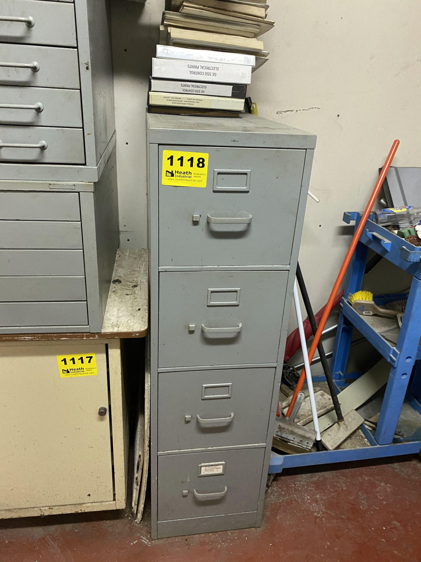 FOUR DRAWER STEEL FILE CABINET