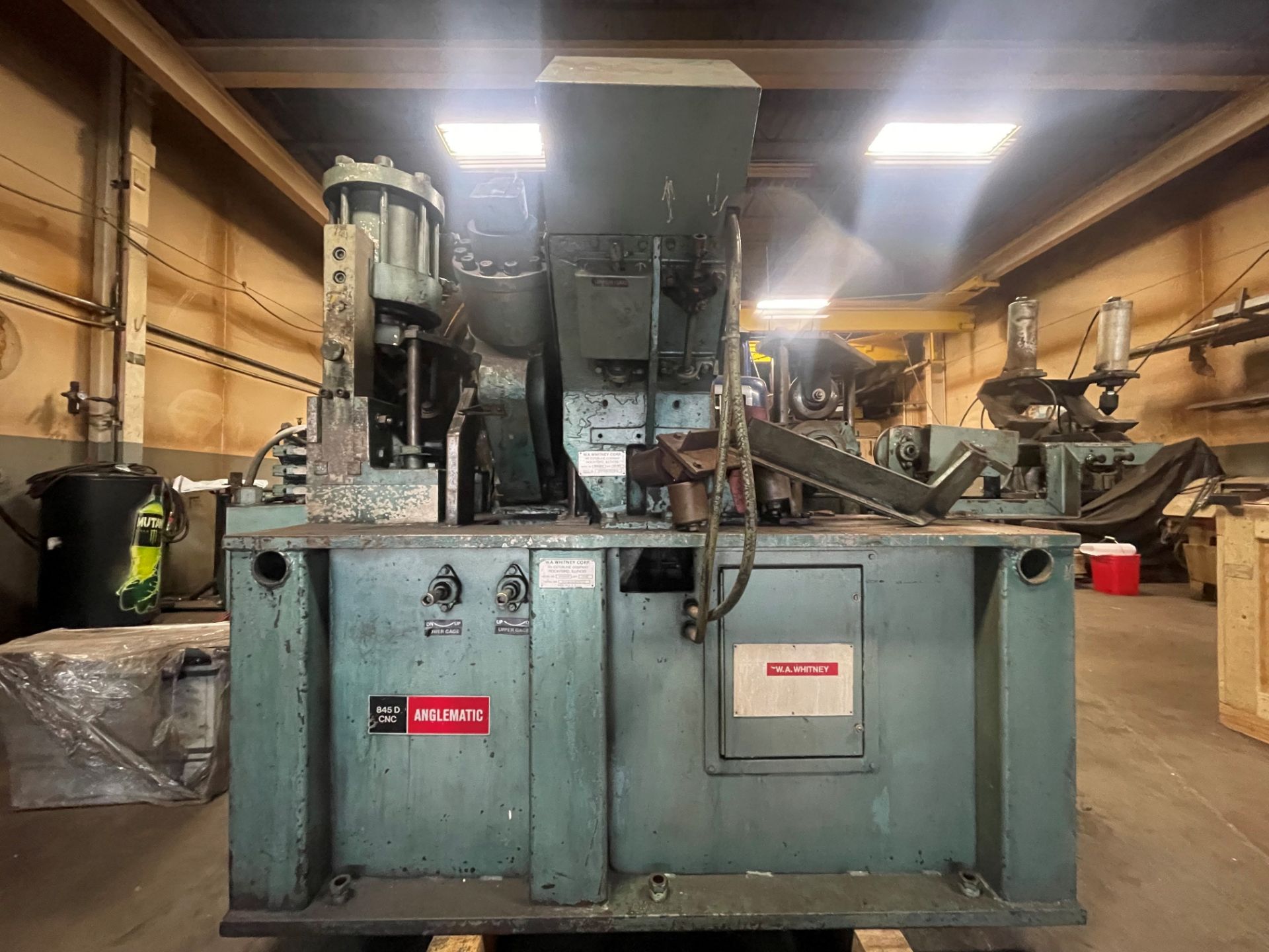 W.A. WHITNEY 45 TON MODEL 845D CNC ANGLEMATIC - Image 12 of 13