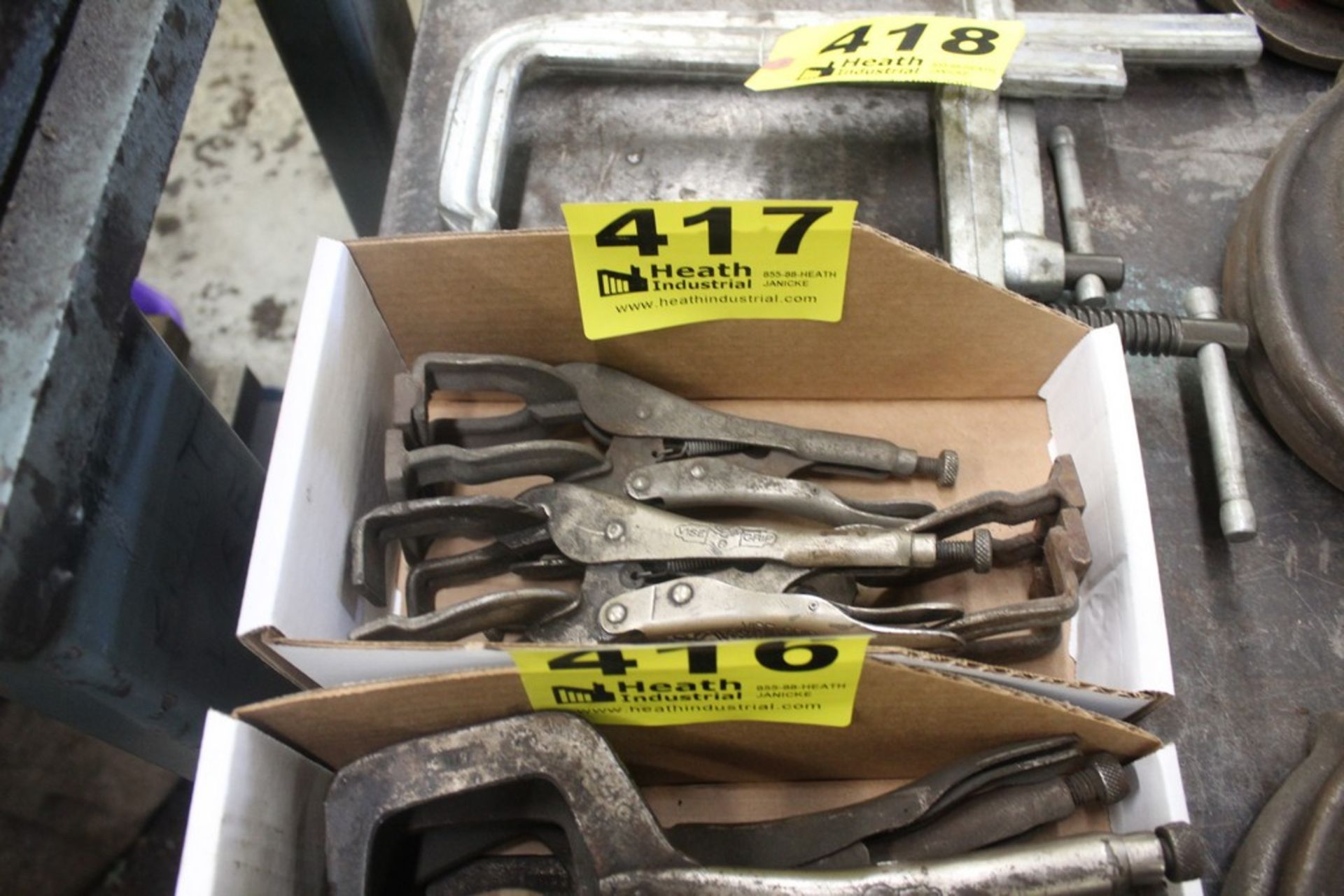 (3) VISE GRIP WELDING CLAMPS