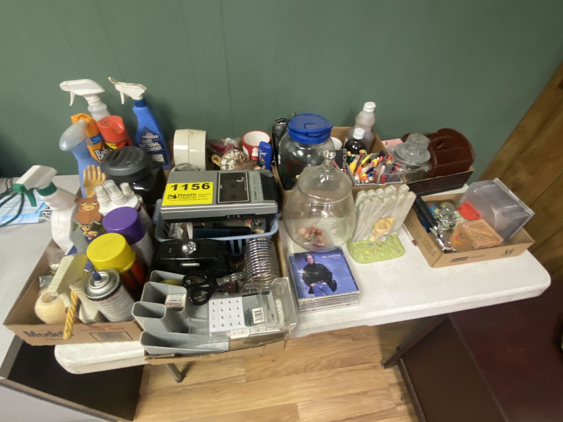 ASSORTED OFFICE SUPPLIES (NO TABLE)