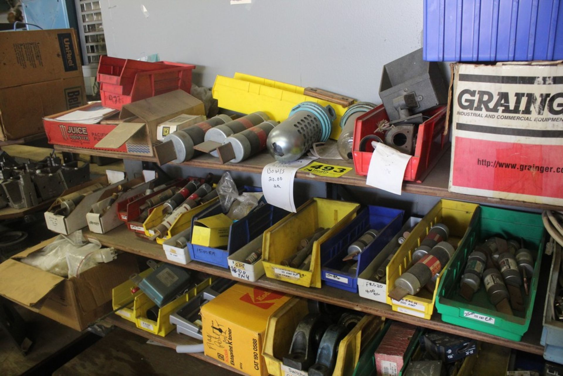 CANTILEVER RACK WITH ASSORTED FUSES, ETC. - Image 2 of 3
