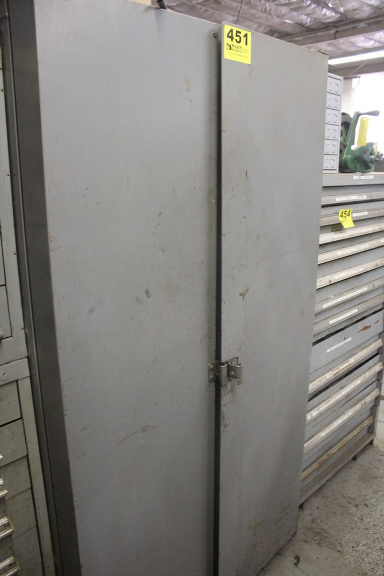 38" X 24" X 34" TWO DOOR STORAGE CABINET WITH REMAINING CNTENTS