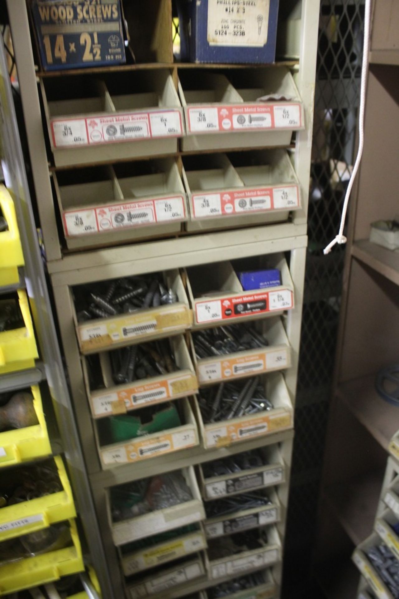 (9) ASSORTED SCREWS, NUTS & ANCHOR CABINETS - Image 2 of 5