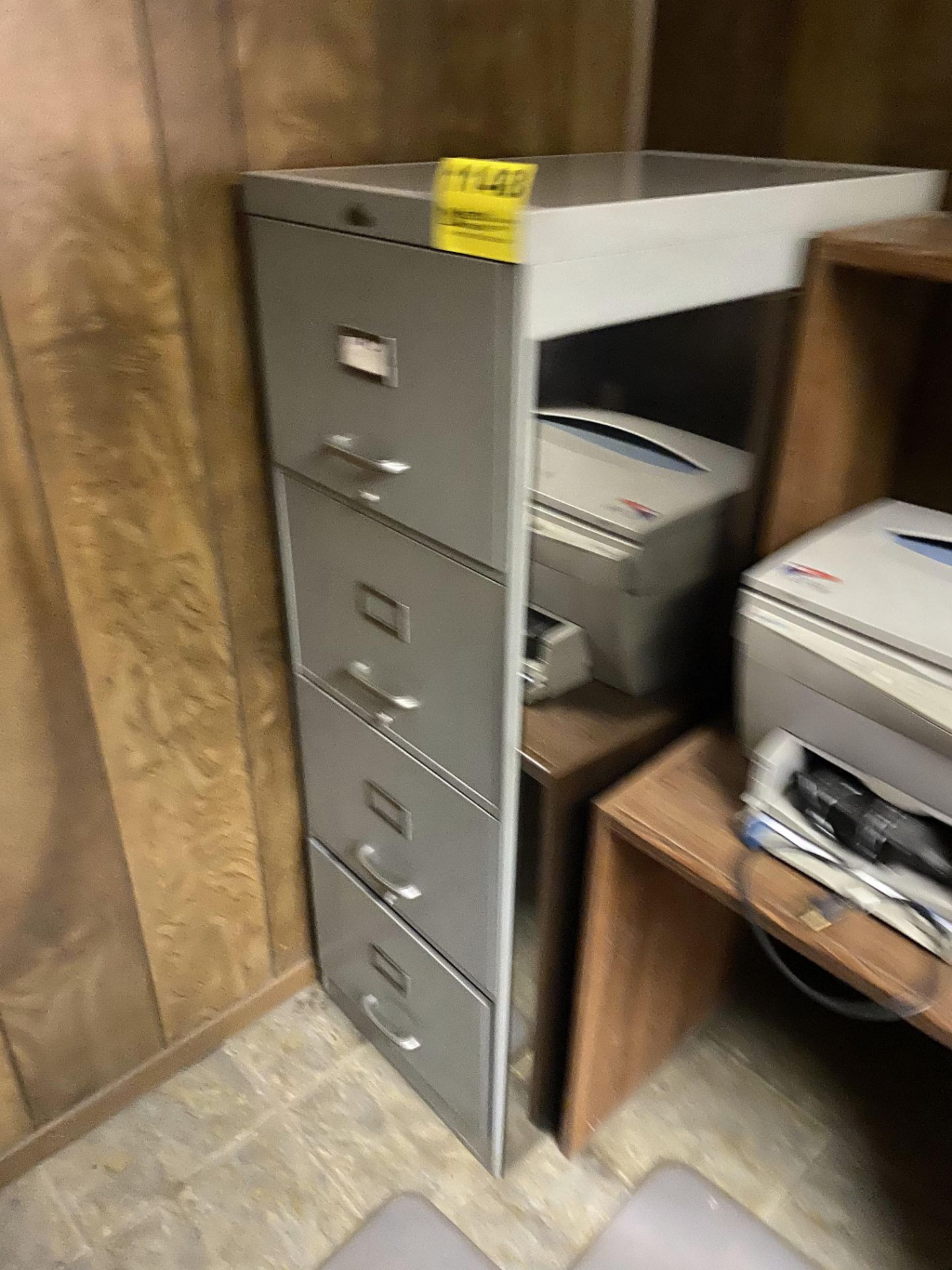 ALL STEEL FOUR DRAWER FILE CABINET