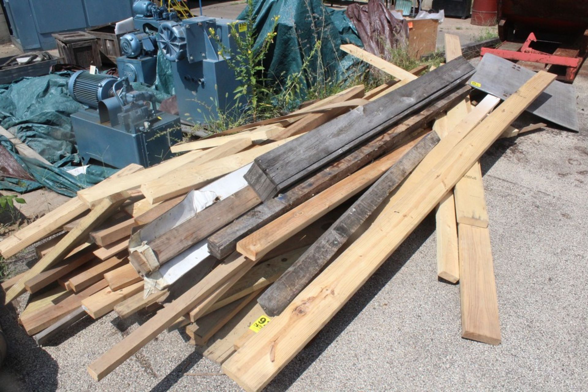 CONTENTS OF TRUCK BOX (ASSORTED WOOD)