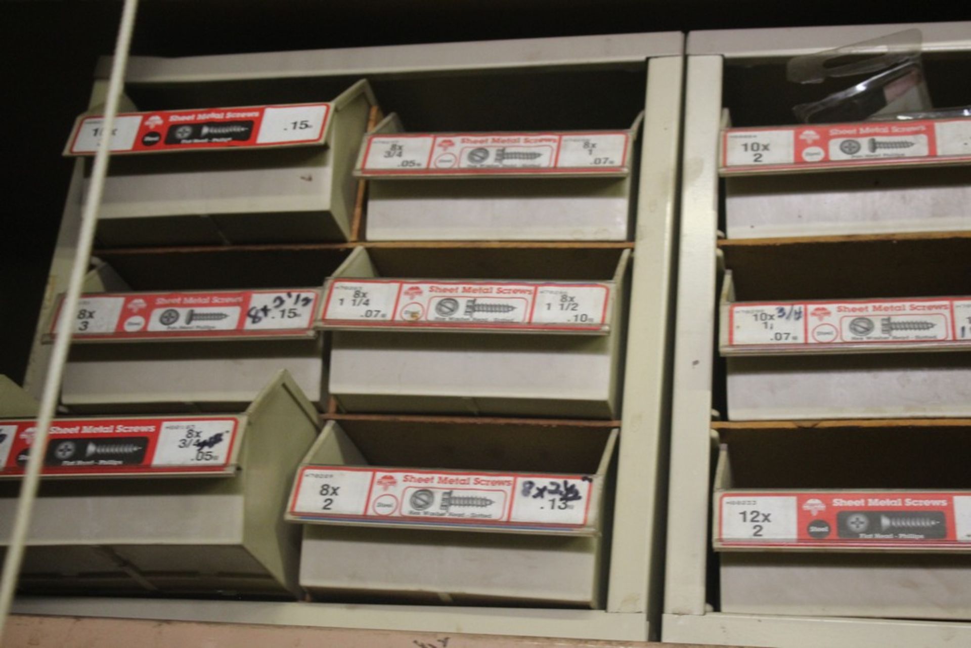 (6) ASSORTED CARDWARE CABINETS WITH CONTENTS - Image 2 of 4