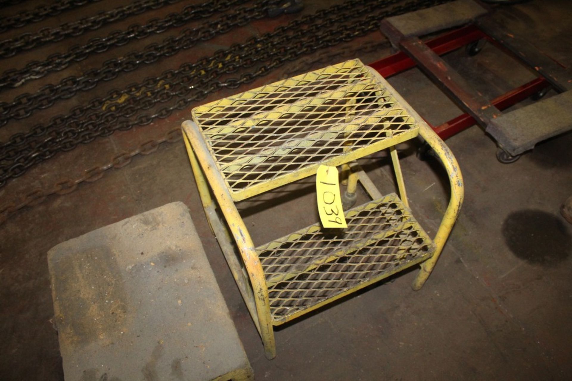 TWO STEP SAFETY LADDER