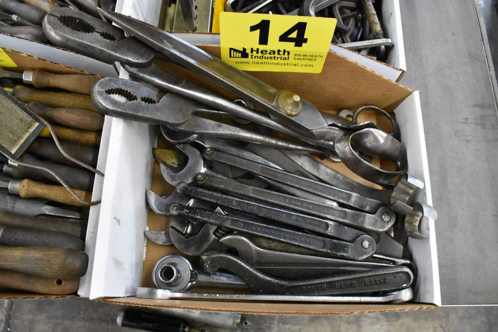 ASSORTED WRENCHES, PLIERS & SCISSORS