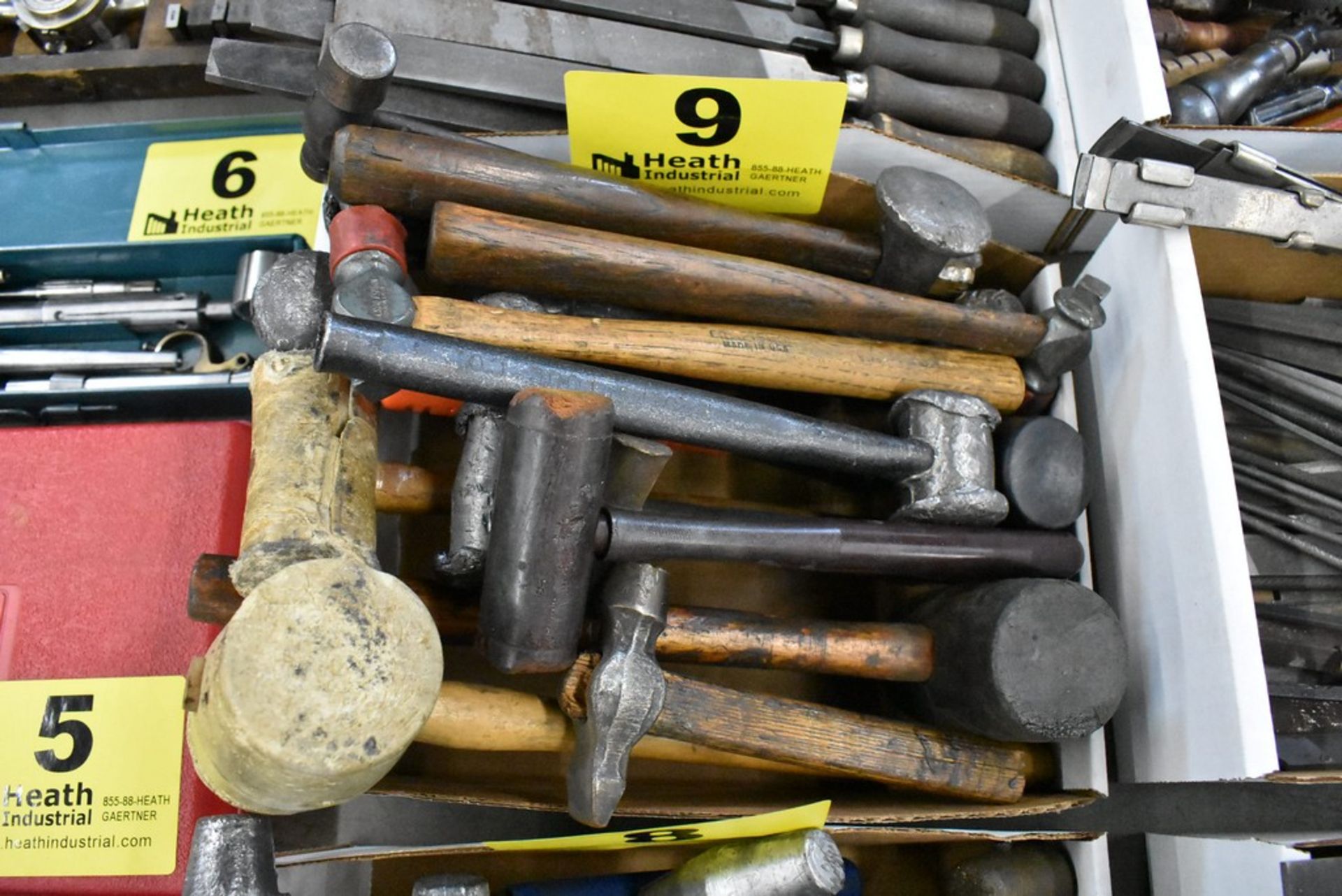(15) ASSORTED HAMMERS & MALLETS