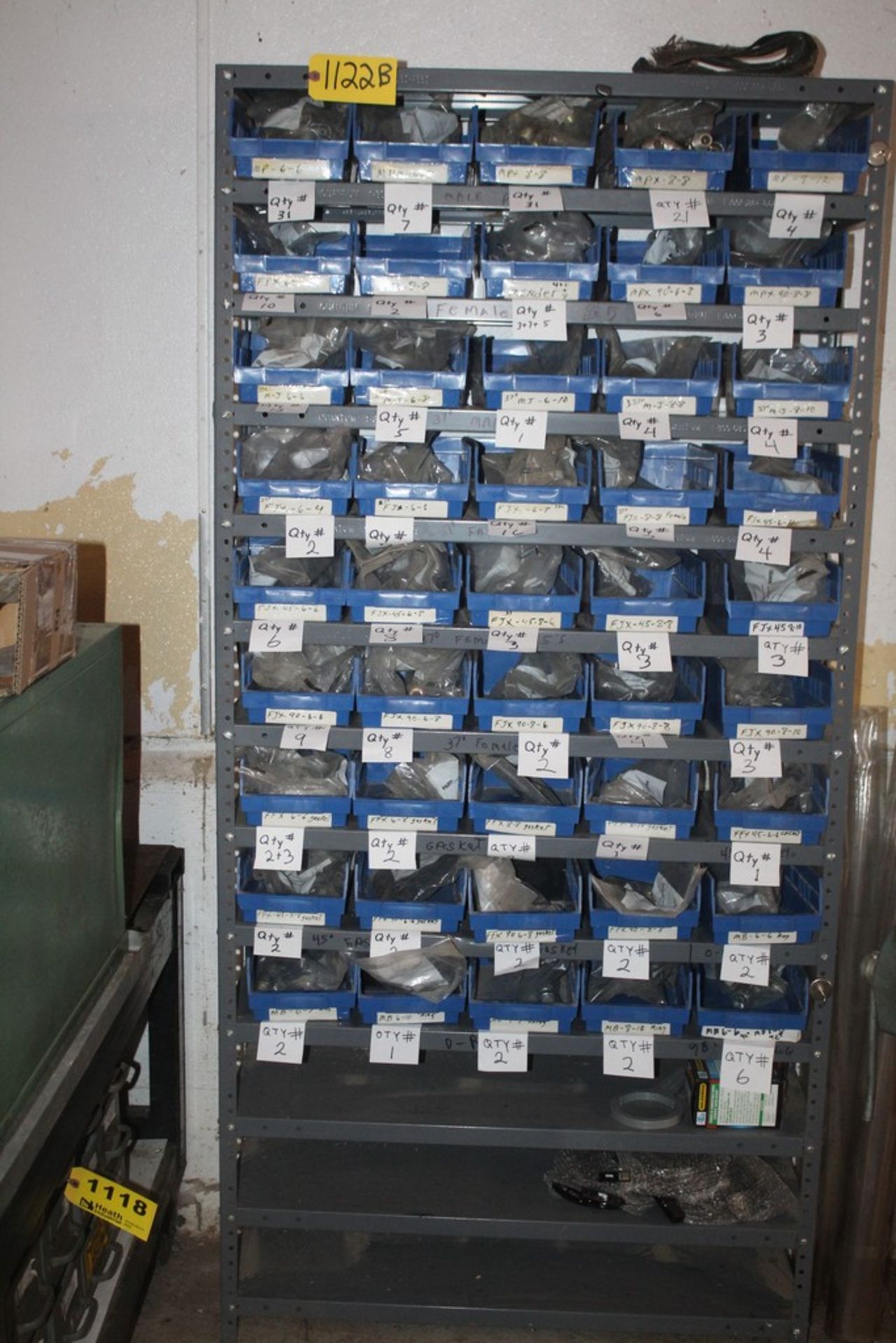 LARGE QTY OF CRIMP HOSE FITTINGS