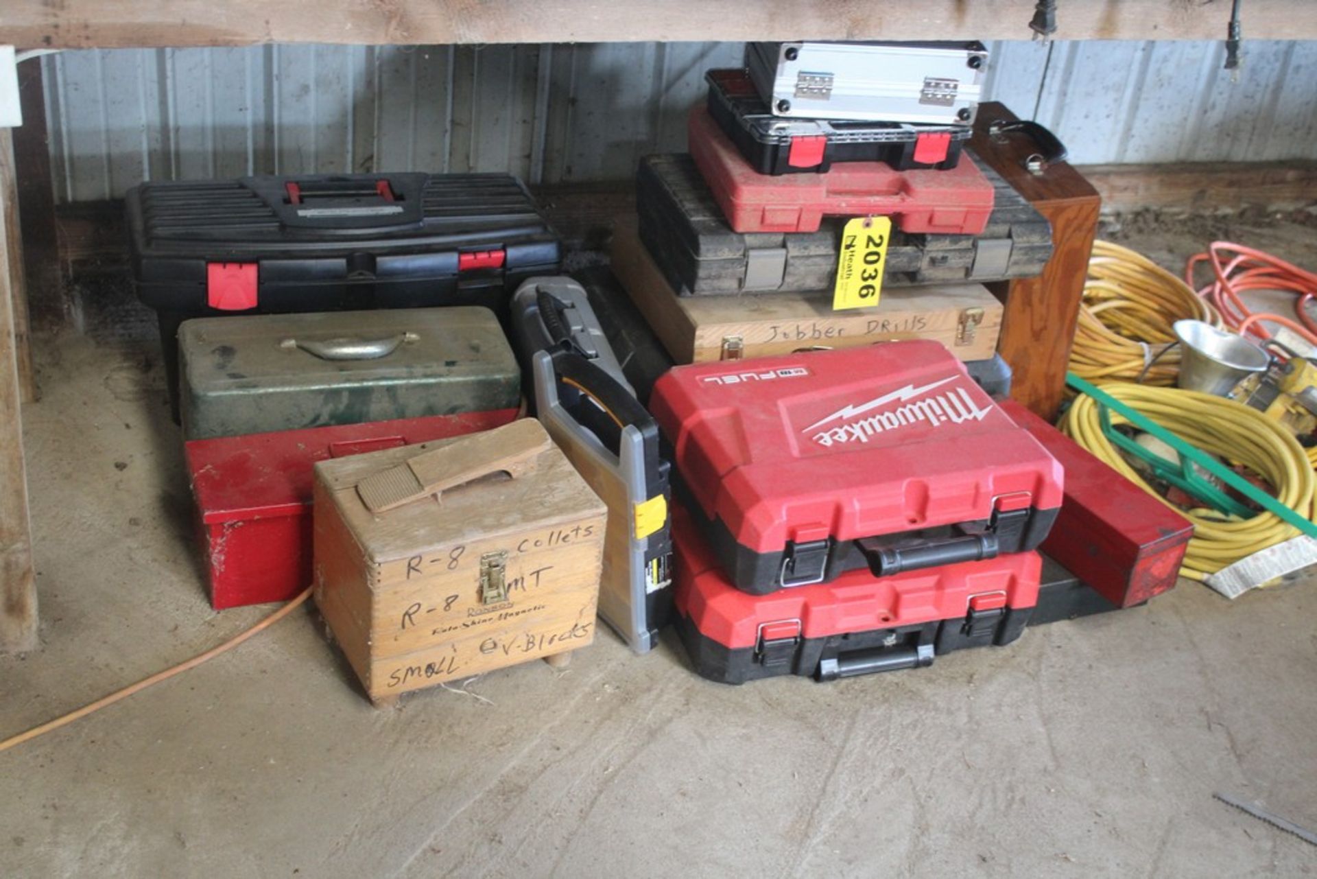 LARGE QTY OF EMPTY TOOL BOXES