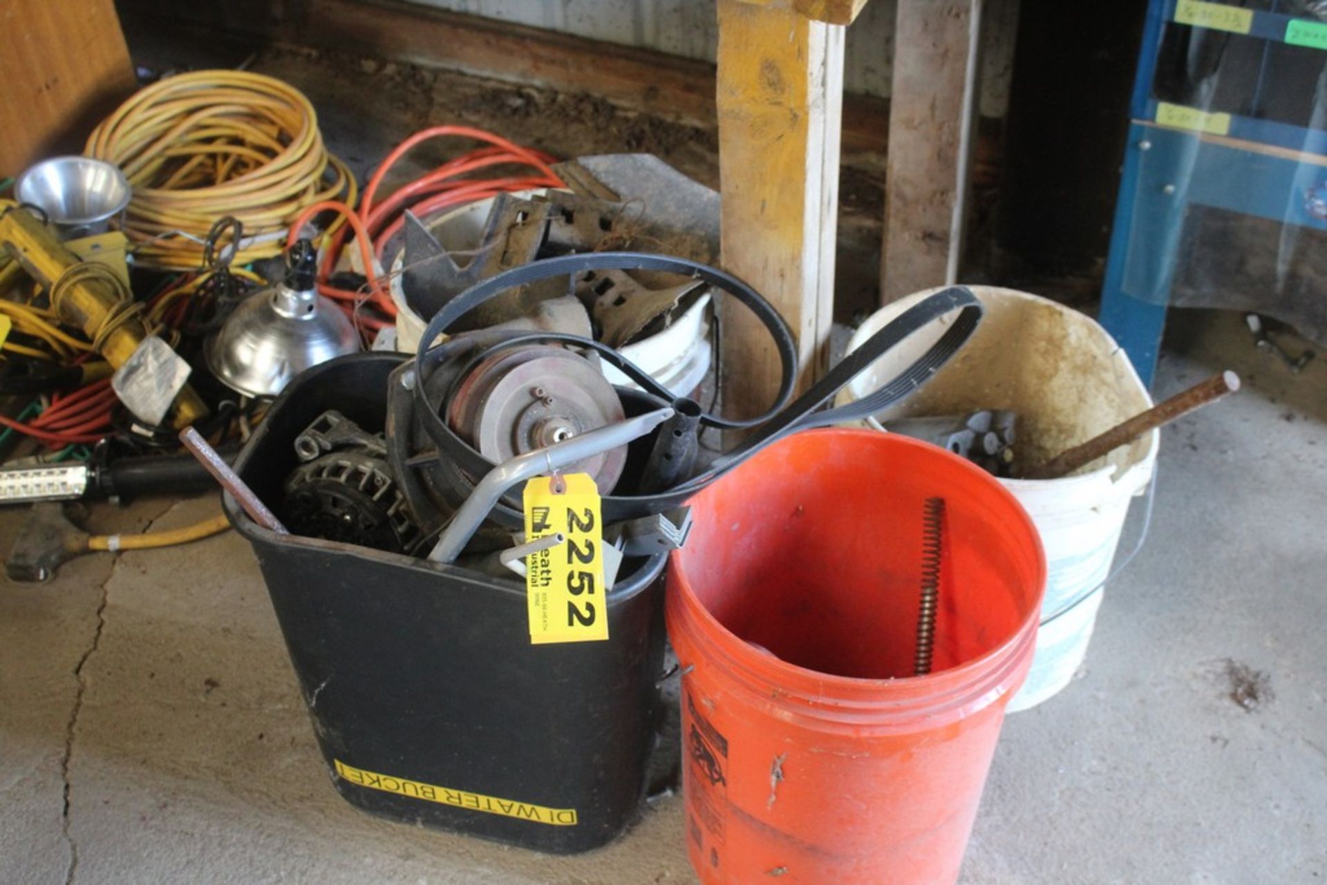 ASSORTED STEEL IN BUCKETS