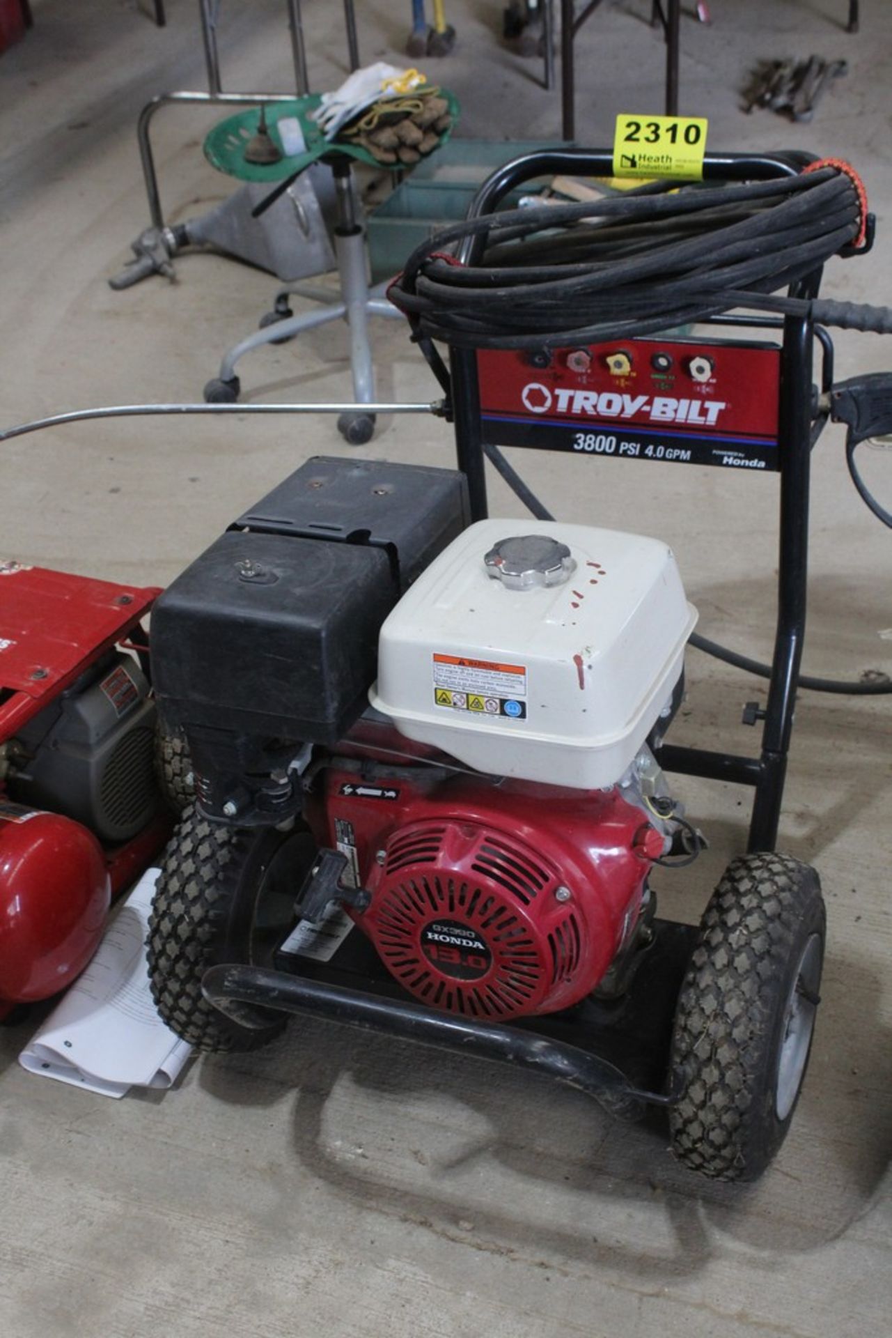 TROY-BILT 3800 PSI GAS POWERED POWER WASHER