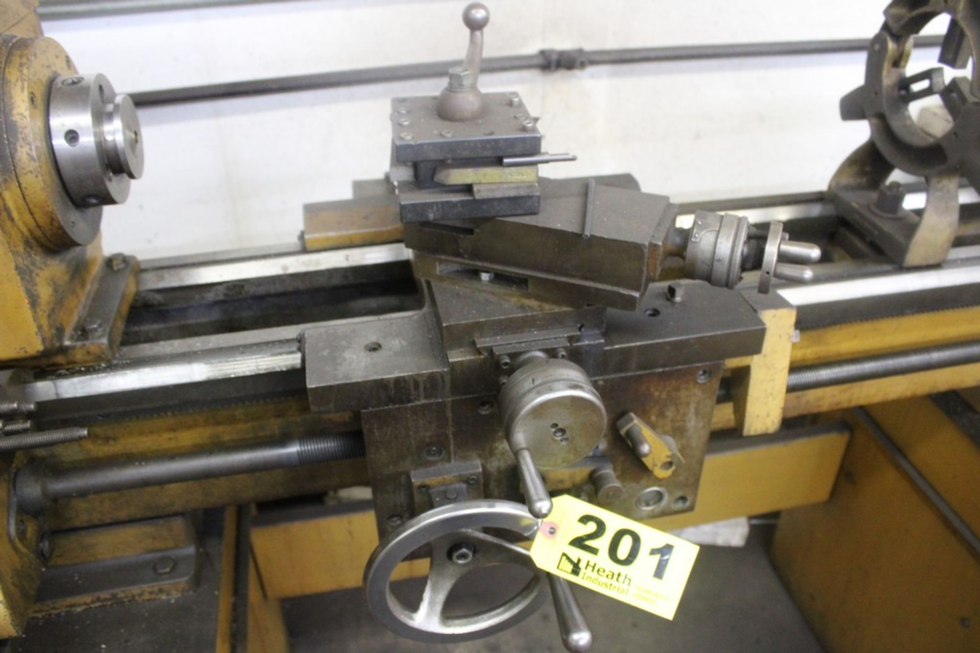 LOGAN/POWERMATIC 14"X40" MODEL 1140016.D4H TOOL ROOM LATHE, S/N 90157, WITH COLLET CHUCK, MINIWIZARD - Image 4 of 8