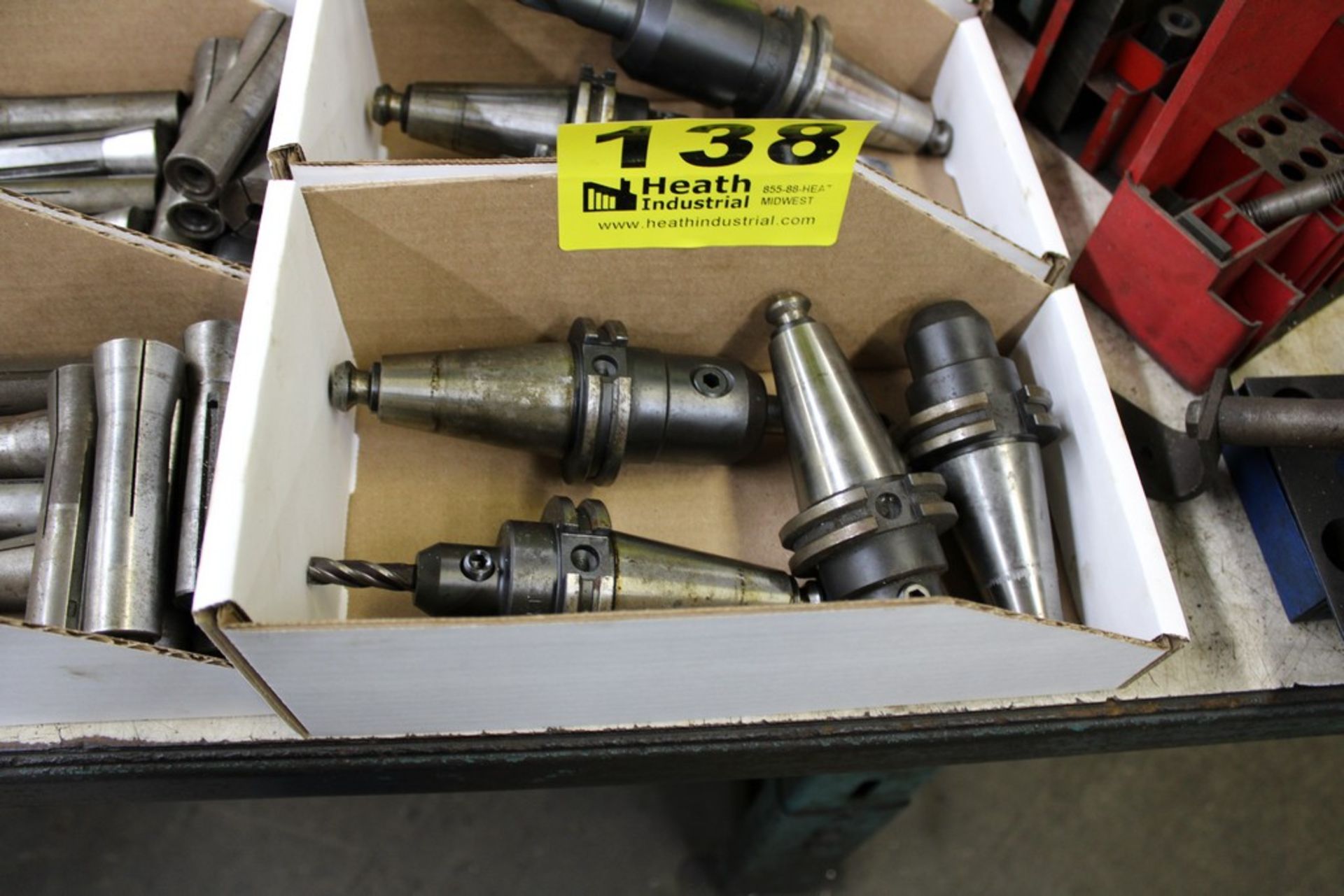 (4) CAT 40 TOOL HOLDERS IN BOX