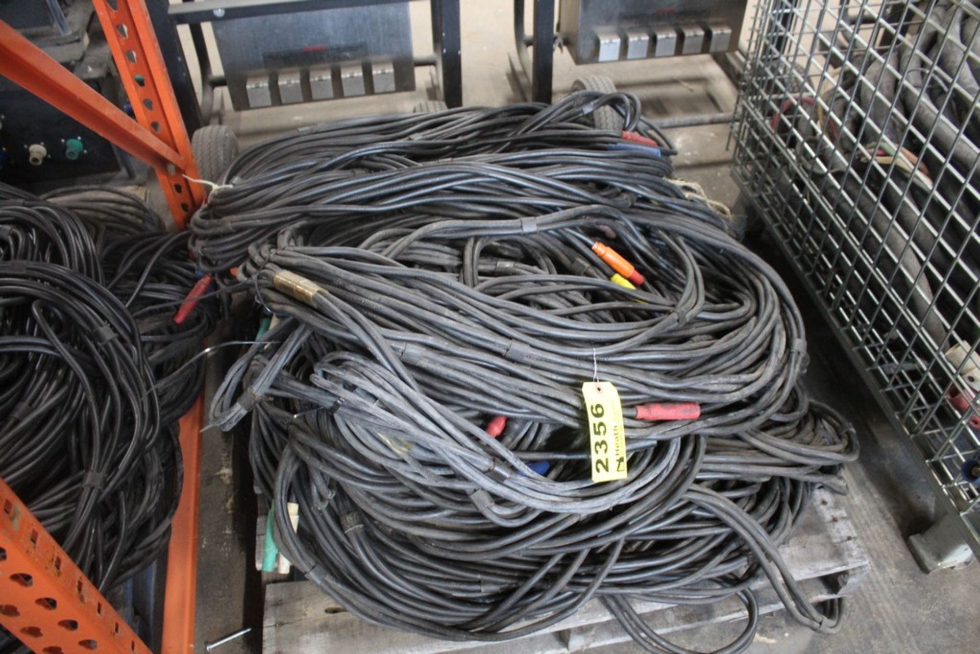 (5) POWER CABLES, NO. 4, THREE BANDED