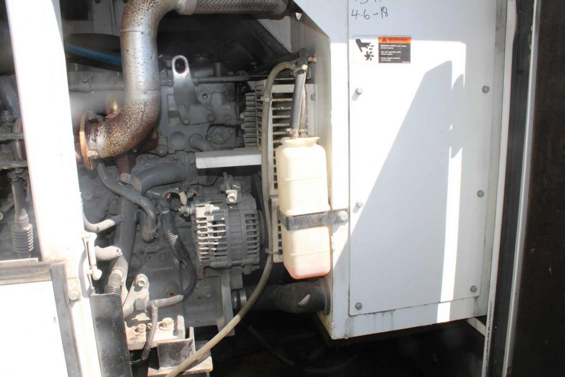 Whisperwatt 36 KW Model DCA-70SS1U2 Towable Generator, s/n 8202331, Isuzu 4 Cylinder Diesel - Image 7 of 8