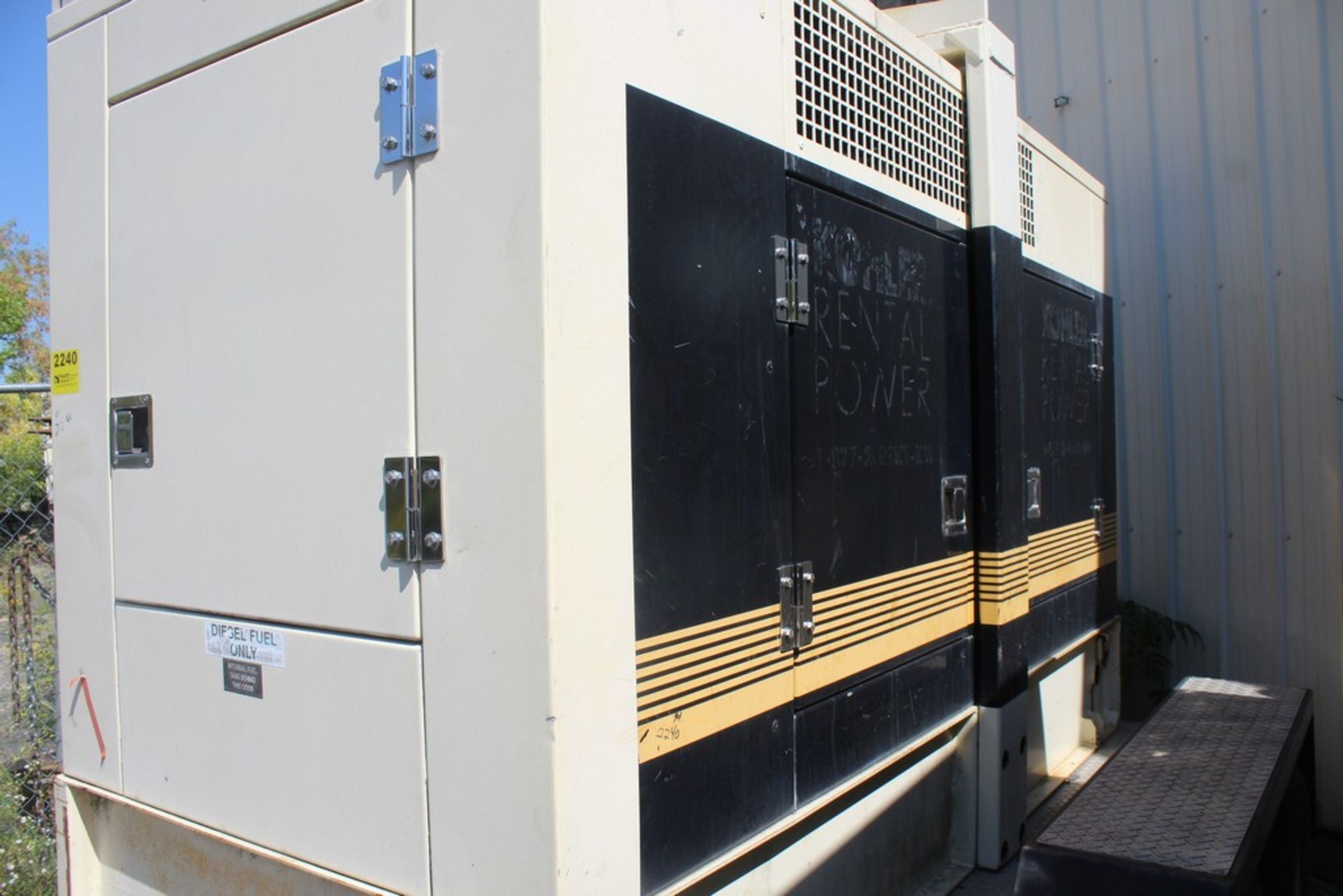 KOHLER 50KW MODEL 50RECZJN TOWABLE GENERATOR, S/N 0698321, 4659 HOURS ON METER, ON TRAILER - Image 6 of 7