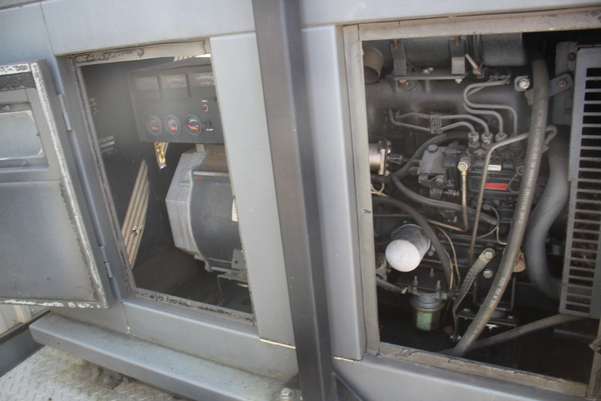 Kohler 58 KW Model 60REOZJBT Generator, s/n 135325-R, 9076 Hours on Meter, on Trailer - Image 2 of 4