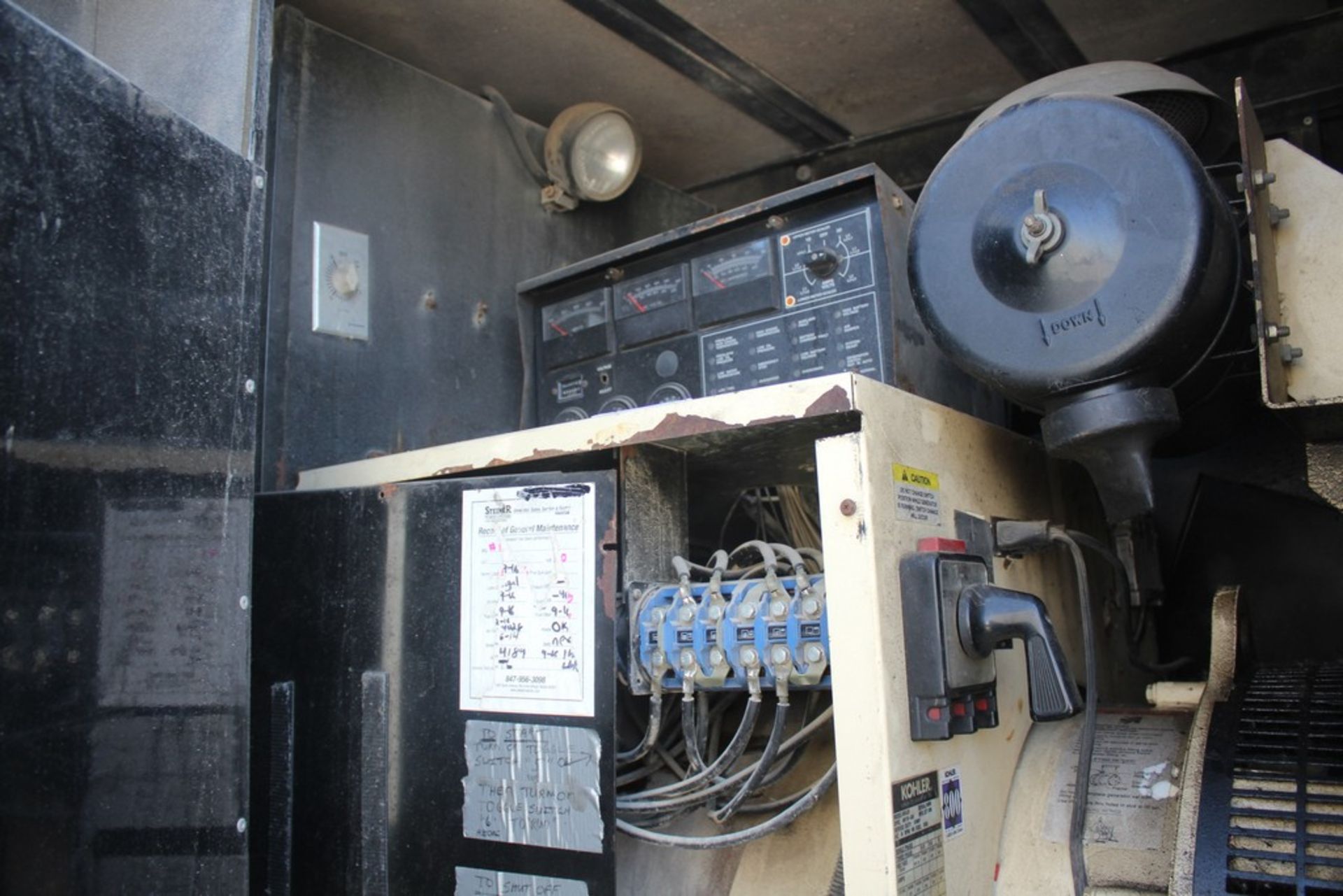 Kohler 58 KW Model 60REOZJBT Generator, s/n 2058901, 9745 Hours on Meter, on Trailer - Image 3 of 8