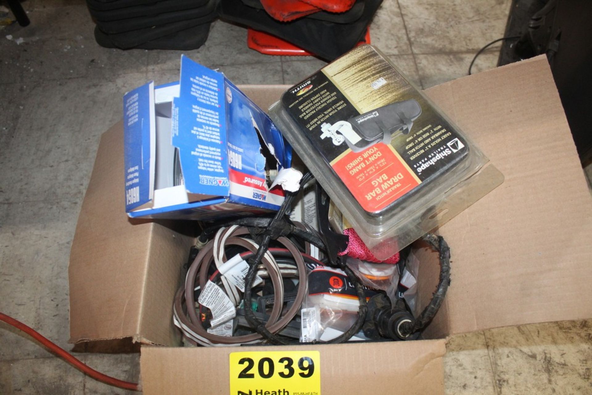 ASSORTED TRAILER PARTS IN BOX
