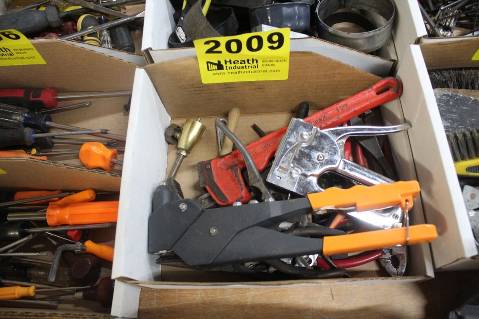 ASSORTED HAND TOOLS IN BOX