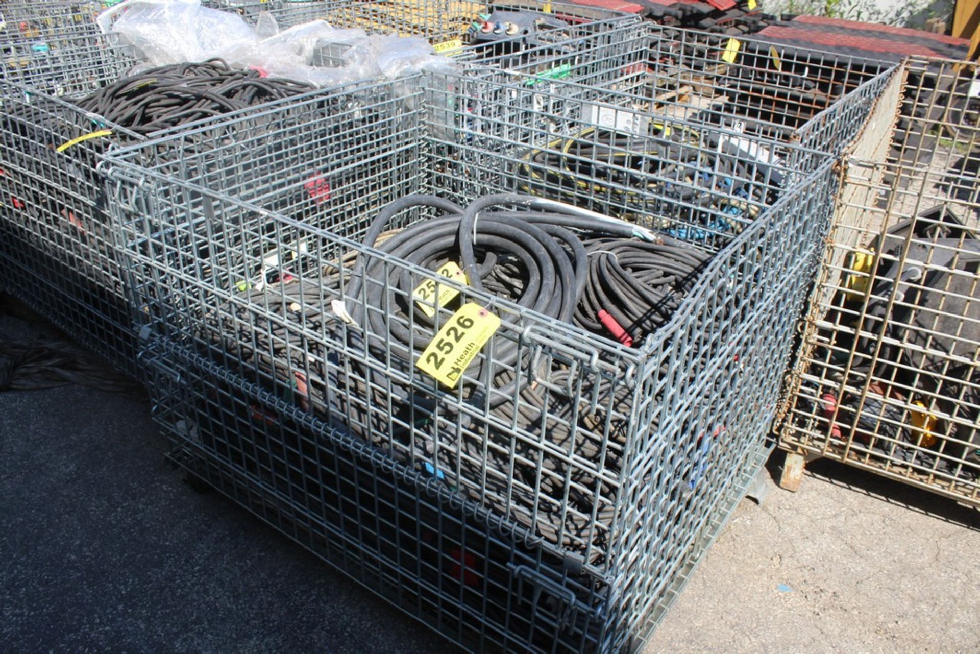 COLLAPSIBLE WIRE CRATE, 42" X 48" X 36"-NO CONTENTS (PICKUP DELAYED UNTIL CONTENTS REMOVED)
