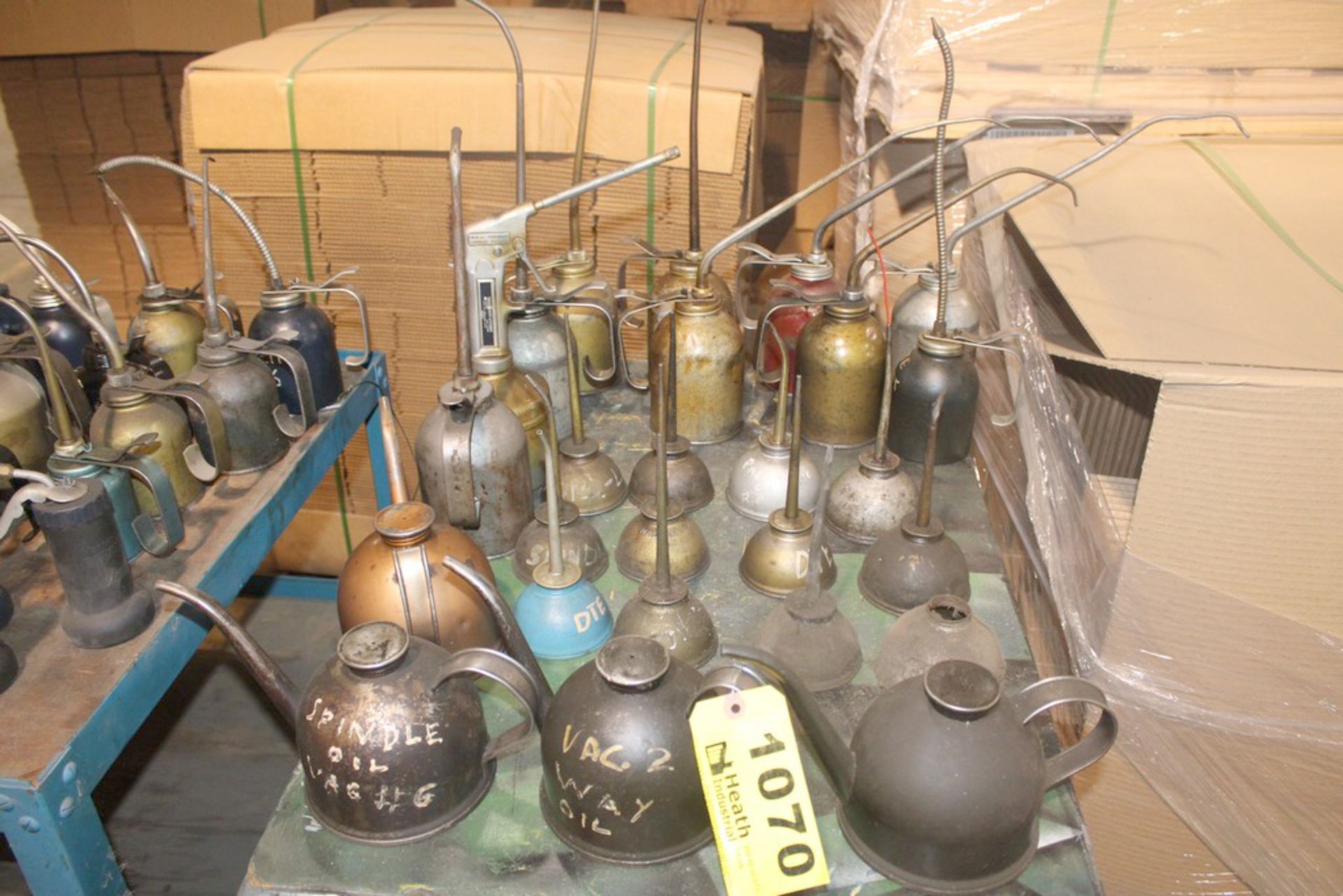 LARGE QTY OF OIL CANS