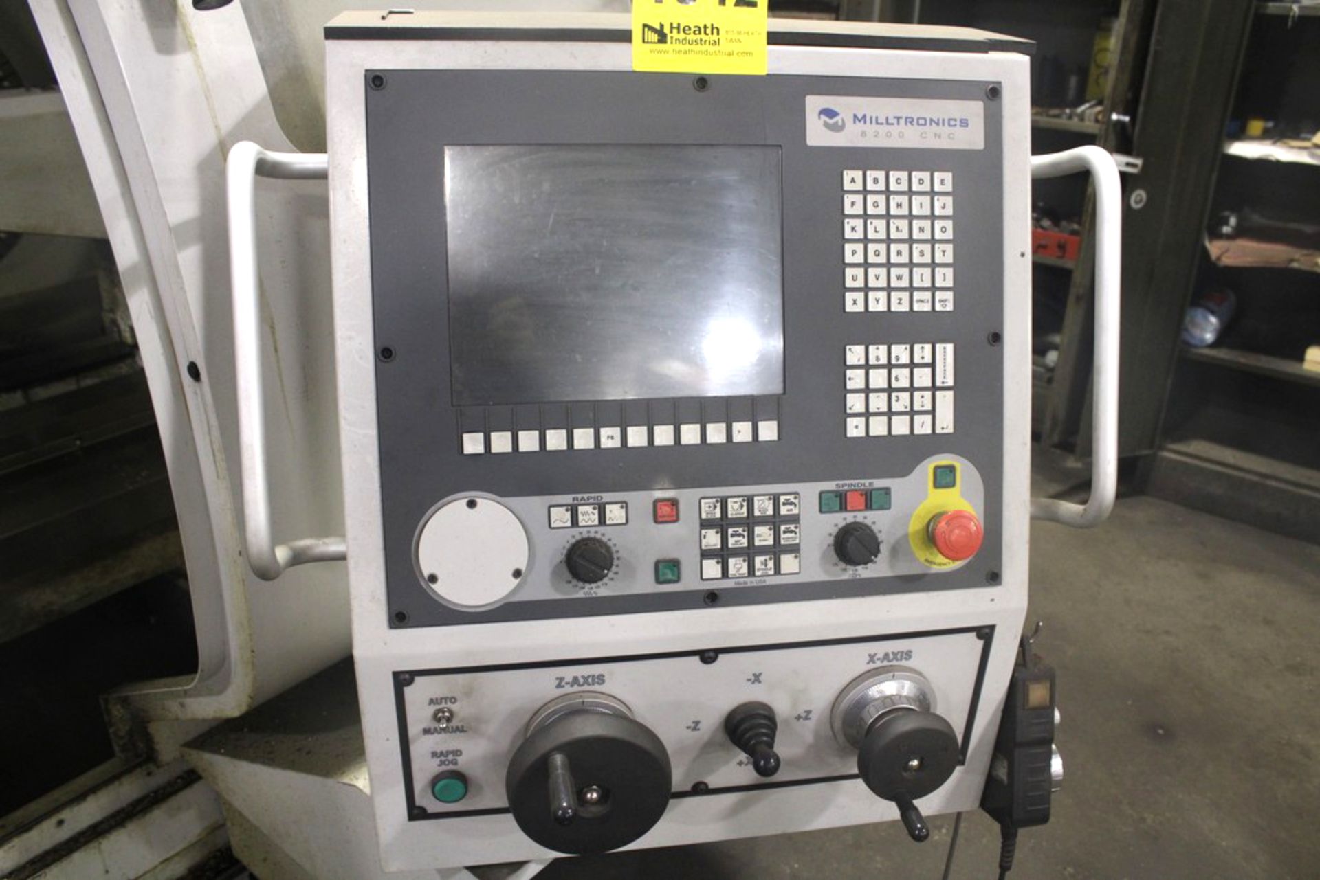 MILLTRONICS MODEL ML26 SERIES E CNC TURNING CENTER, S/N 12179 (NEW 2013) 27” SWING, 40” CENTERS, - Image 2 of 15