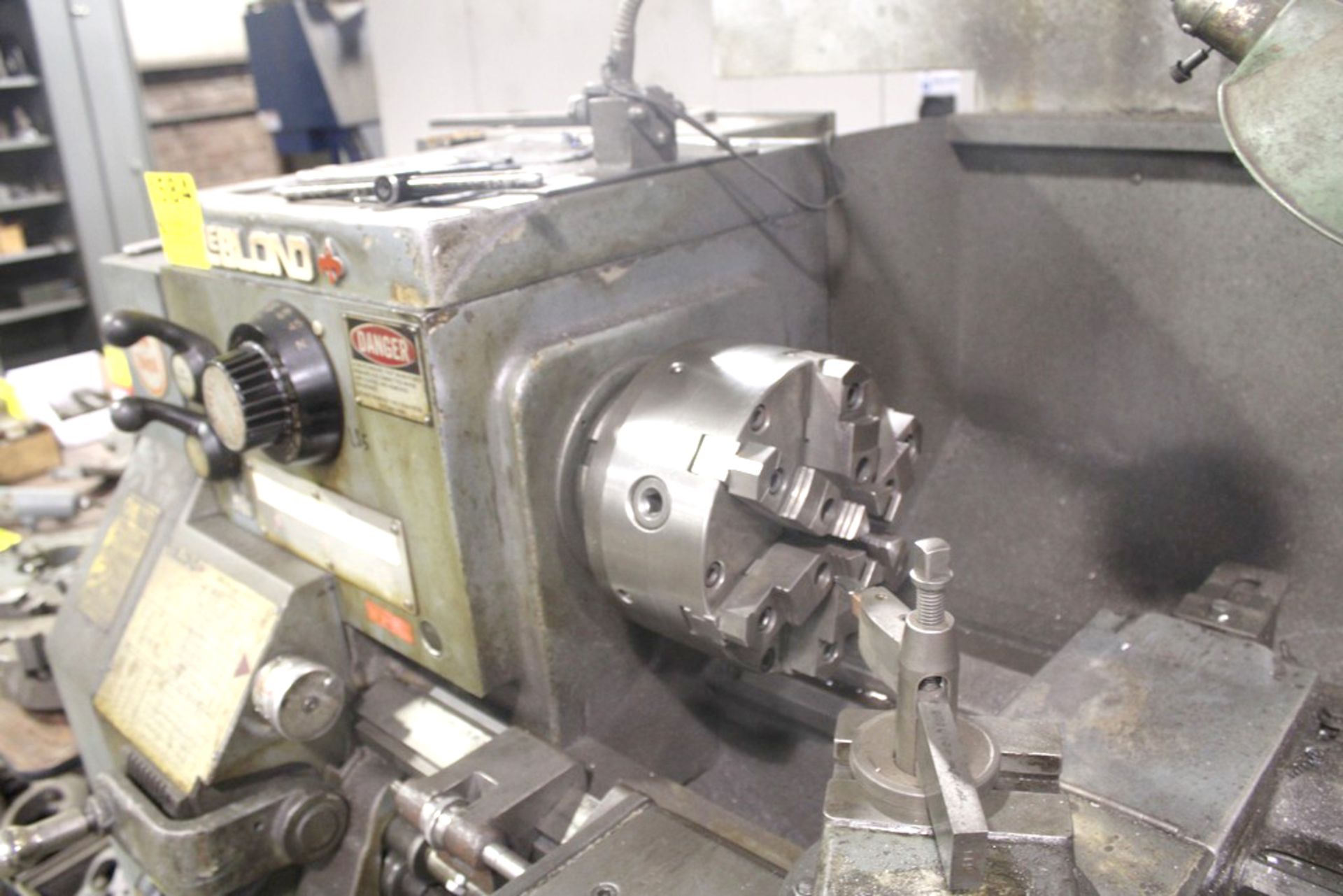 LEBLOND 15”X54” MODEL REGAL TOOLROOM LATHE, S/N 10C407, 1800 RPM SPINDLE, WITH 10” 6 - JAW CHUCK - Image 3 of 9