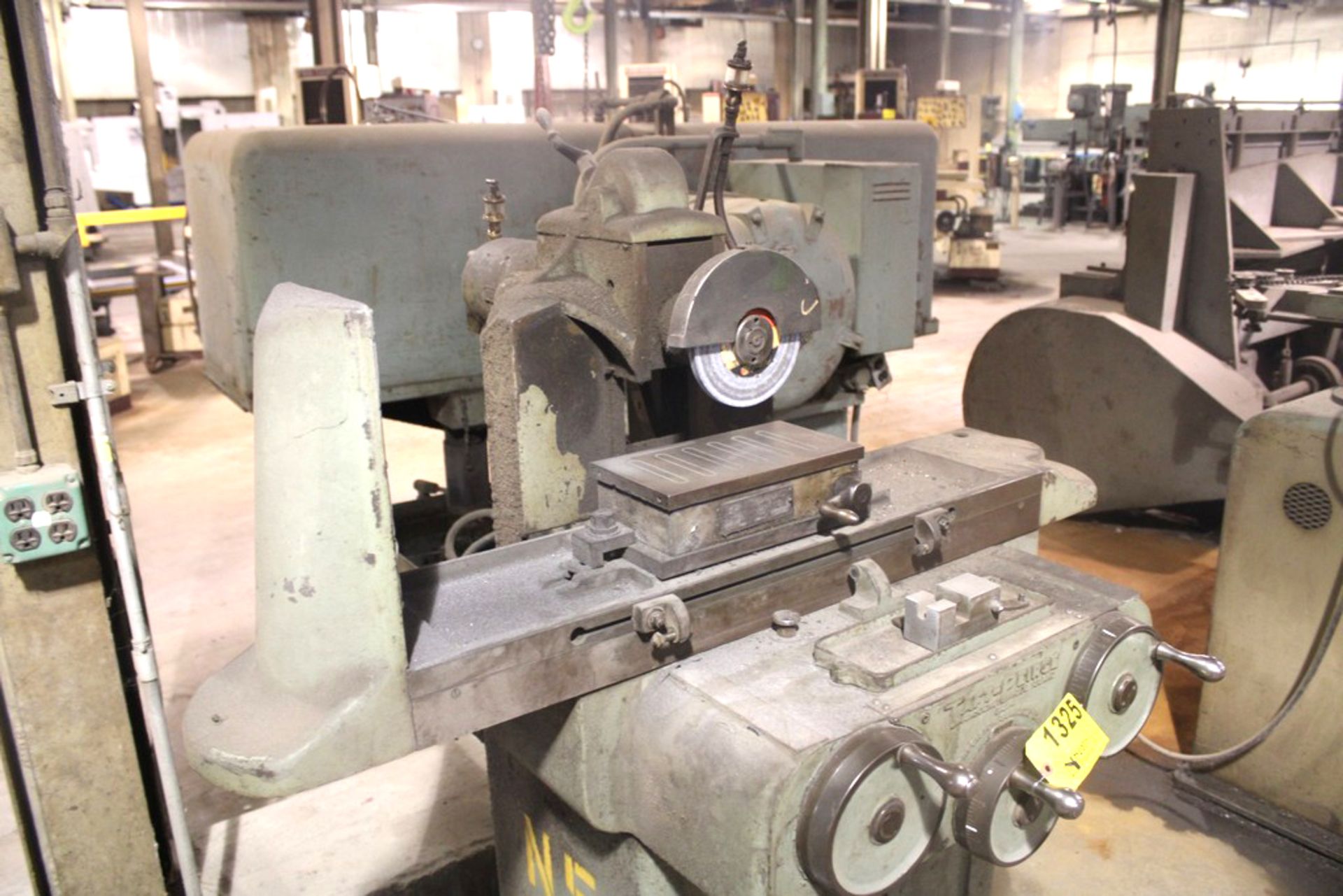 TAFT PEIRCE 6”X12” SURFACE GRINDER S/N 680, WITH TILT GRINDING HEAD, PERMANENT MAGNETIC CHUCK - Image 4 of 4