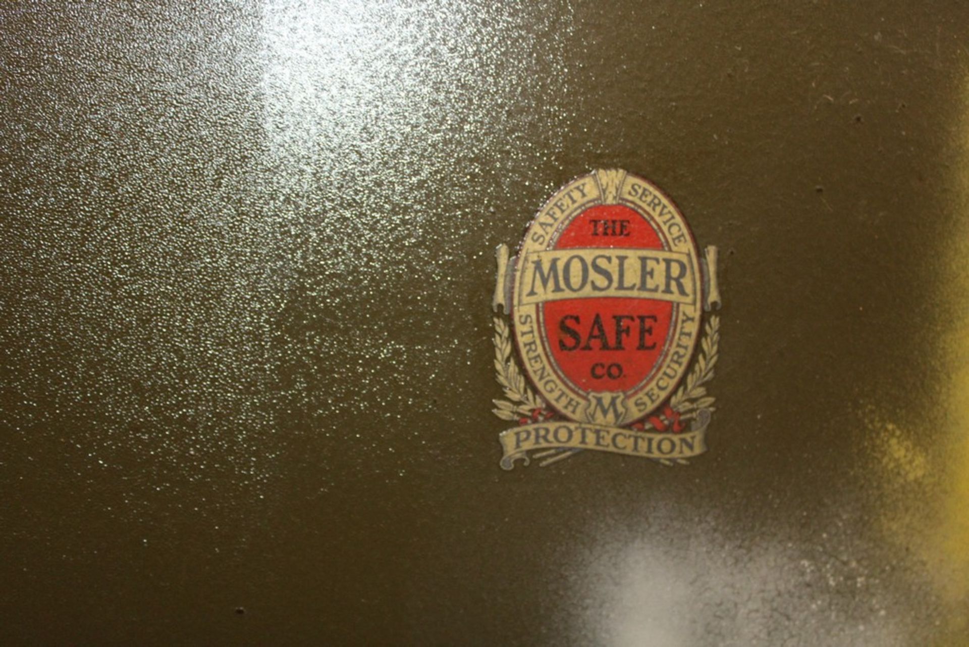 MOSLER TWO DOOR STEEL KEYED SAFE 48" X 27" X 73" - Image 3 of 4