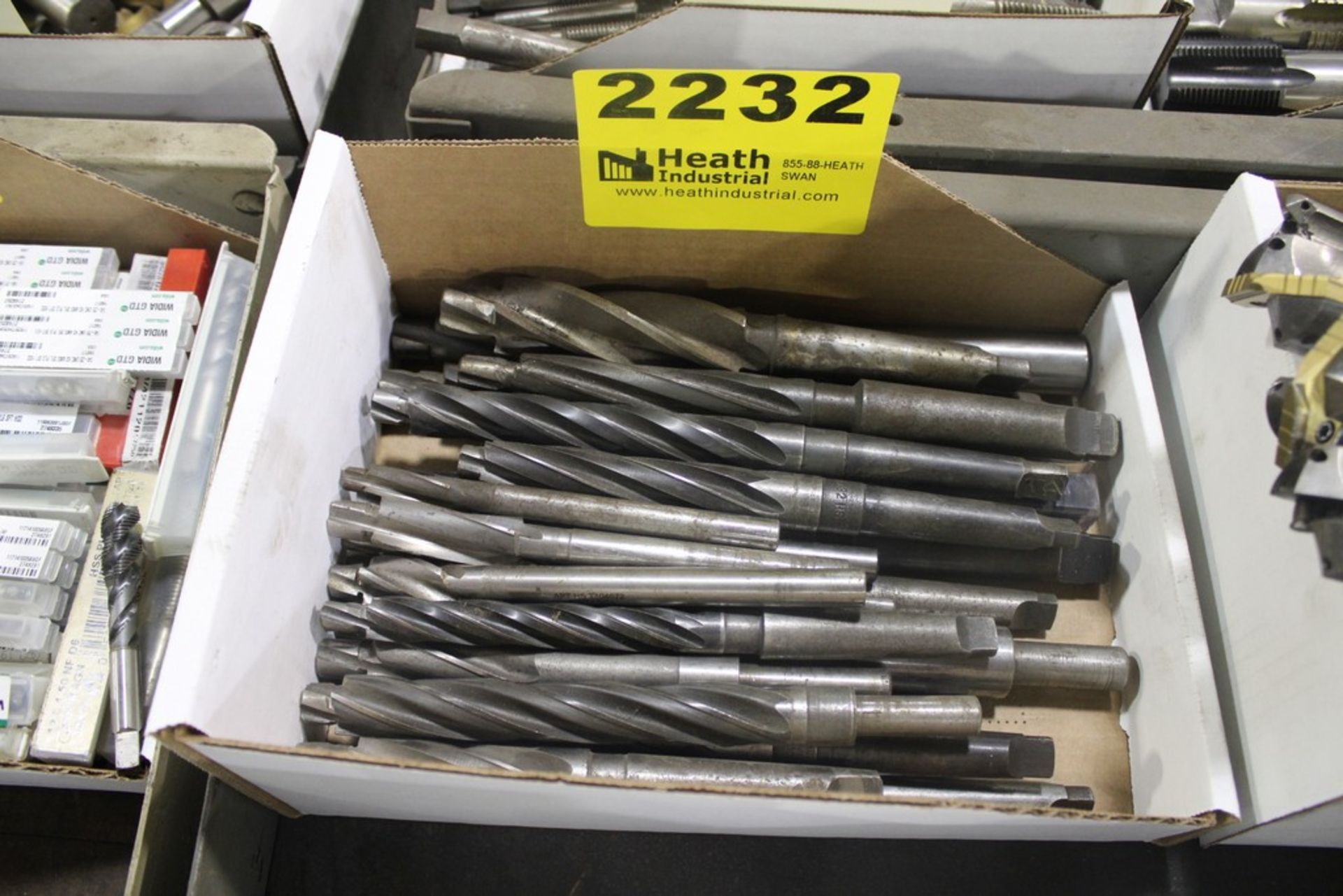 (20) ASSSORTED TAPER SHANK & STRAIGHT SHANK COUNTERBORES IN BOX