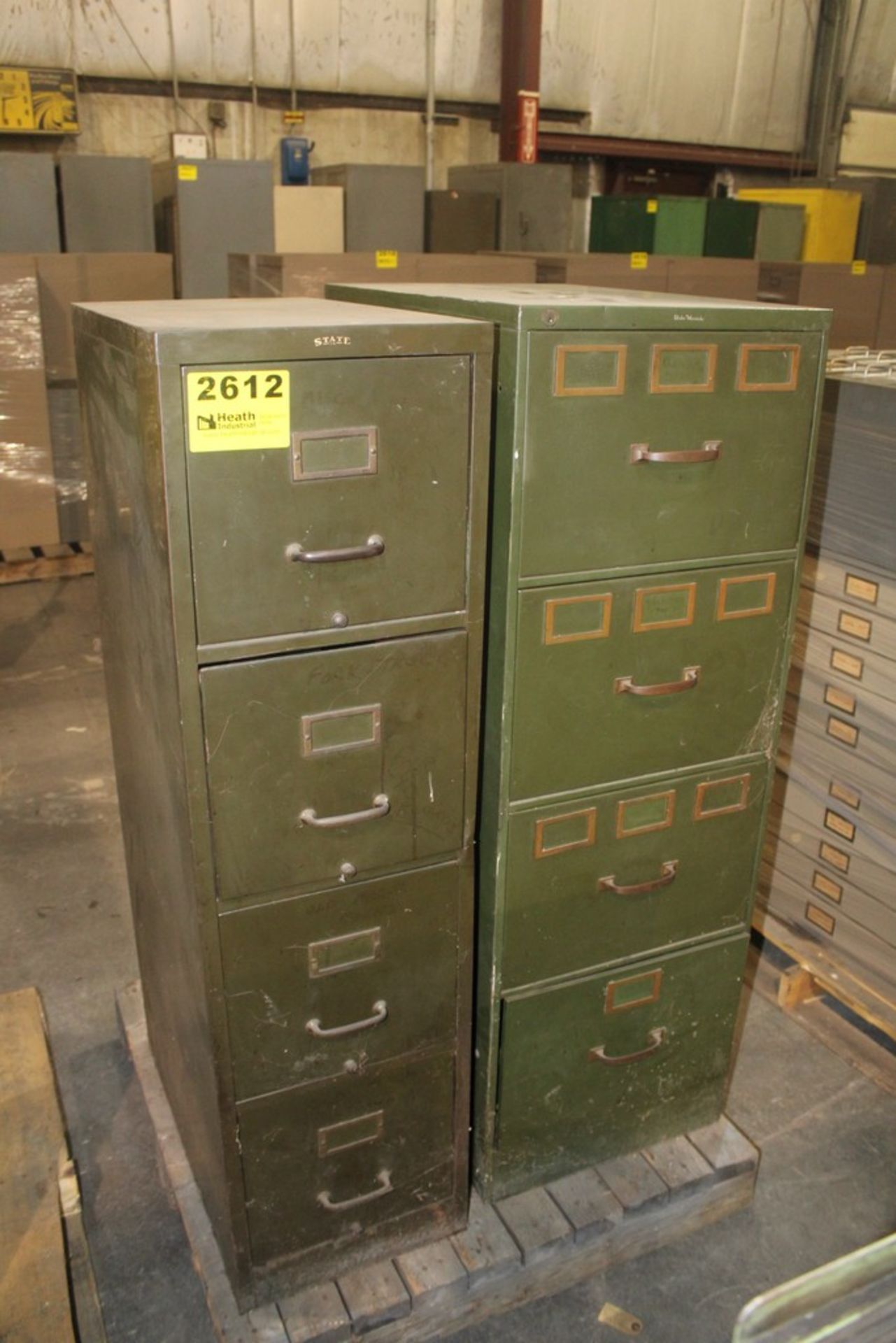 (2) FOUR DRAWER FILE CABINETS