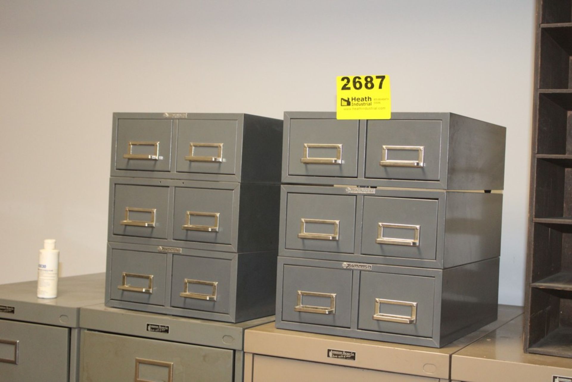 (6) STEEL TWO DRAWER FILE CABINETS