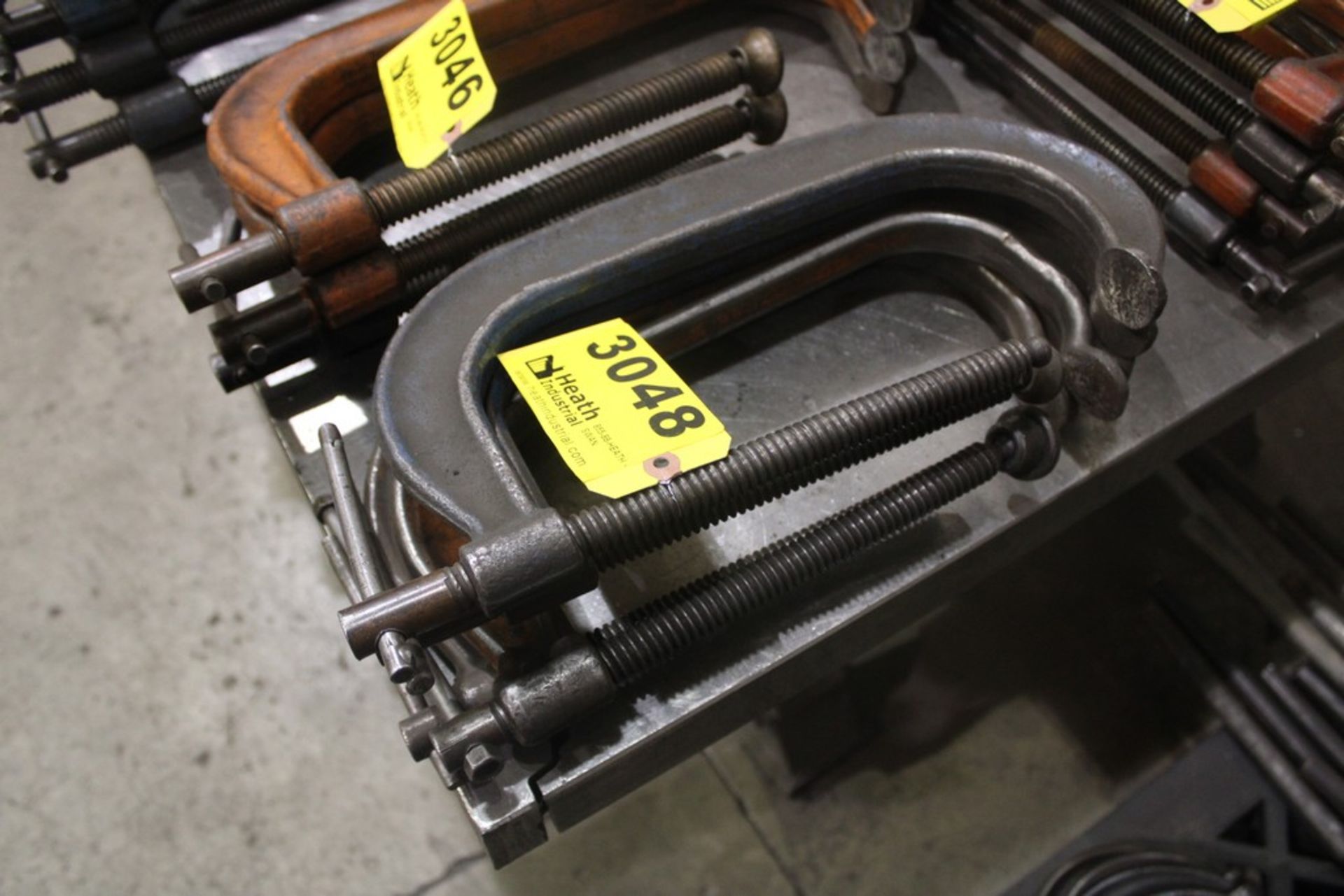 (4) HEAVY DUTY 10" C-CLAMPS