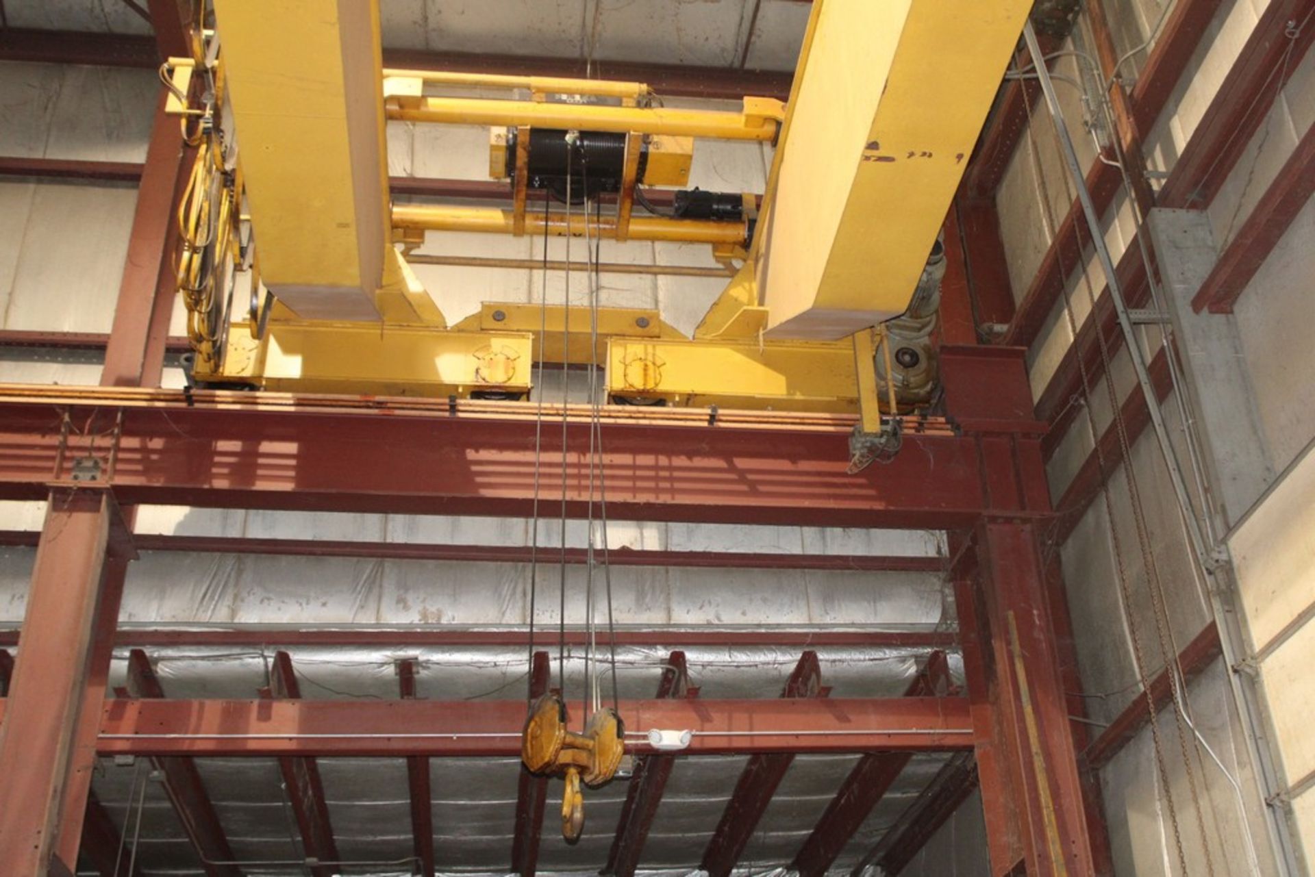 CONCO-TELLUS 50/10 TON X 63.5’ SPAN SERIES K FLOOR OPERATED BRIDGE CRANE, S/N F10213, 50 TON HOIST - - Image 8 of 12