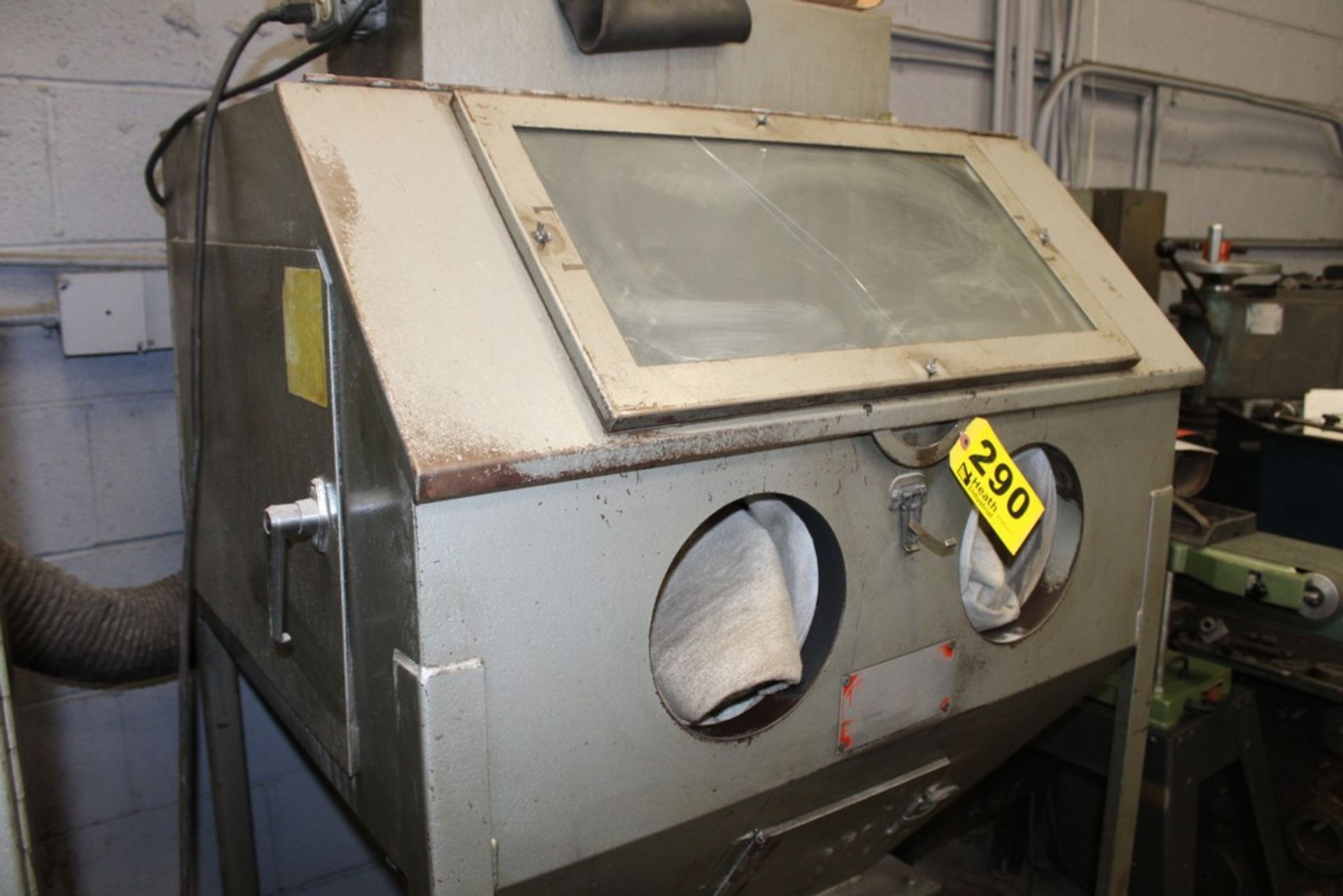 TRINCO MODEL 36X30/PC BLAST CABINET, WITH 800PT COLLECTOR - Image 6 of 6