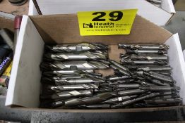 LARGE QTY OF DOUBLE END END MILLS