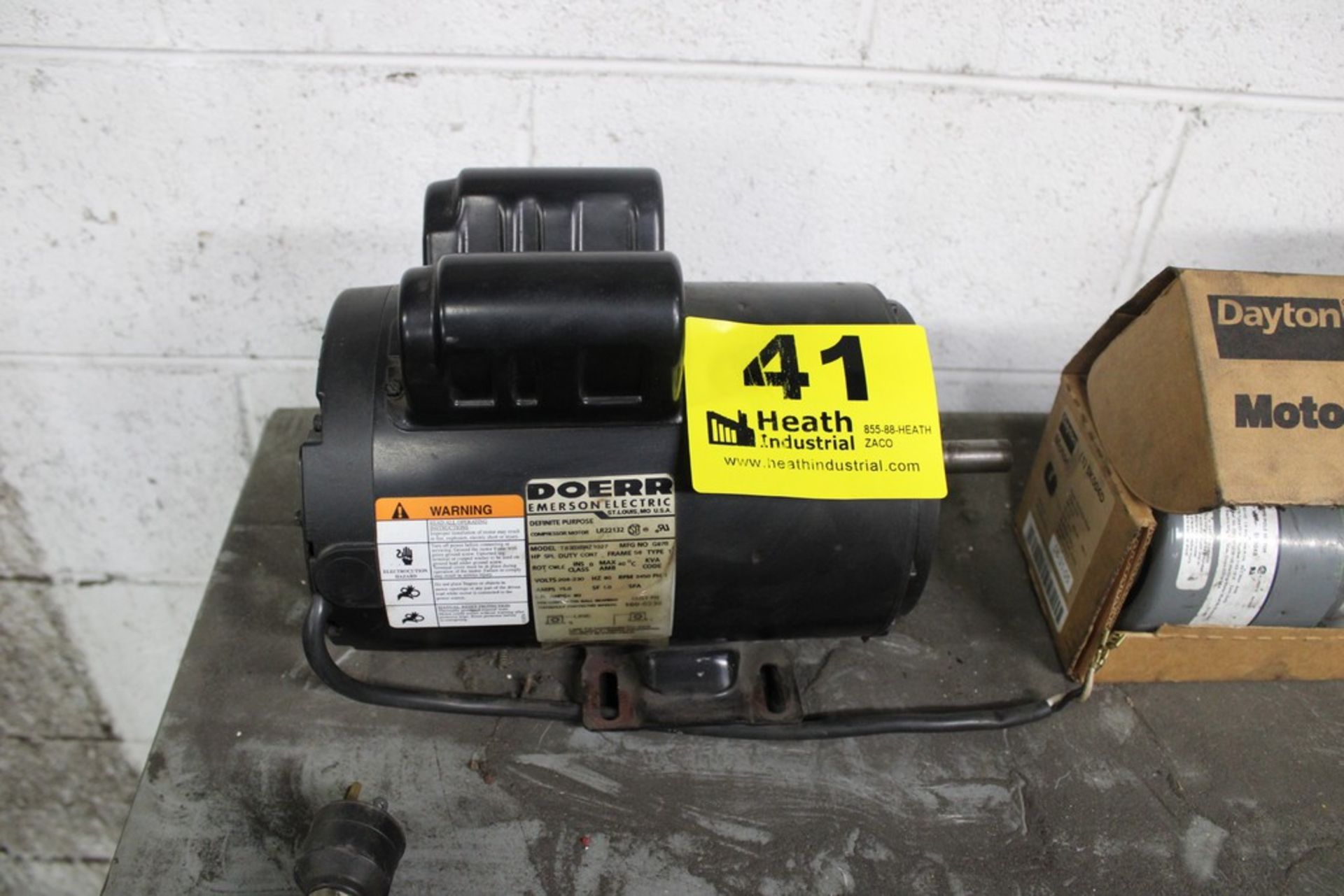 DOERR MODEL T636XBNZT027 ELECTRIC MOTOR