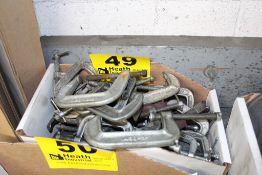 LARGE QTY OF C-CLAMPS