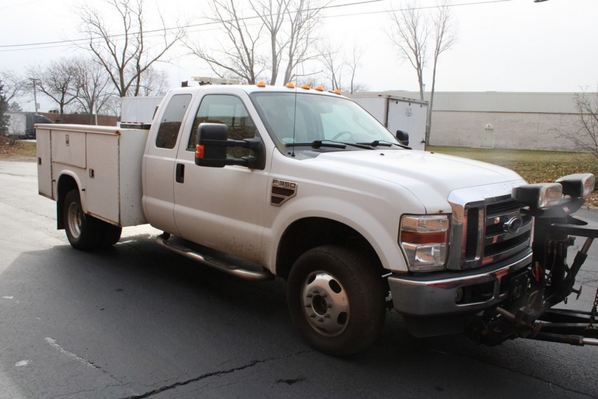 2009 FORD F-350 SD XLT SUPERCAB, LONG BED, 64L V-8 TURBO DIESEL, 4WD, WESTERN SNOW PLOW AND CONTROL, - Image 8 of 15