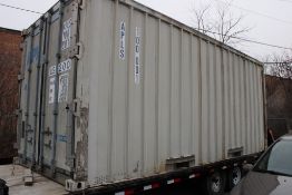 FIBERGLASS SHIPPING CONTAINER, 20FT X 8FT X 8FT