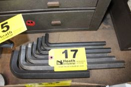 (7) LARGE HEX WRENCHES