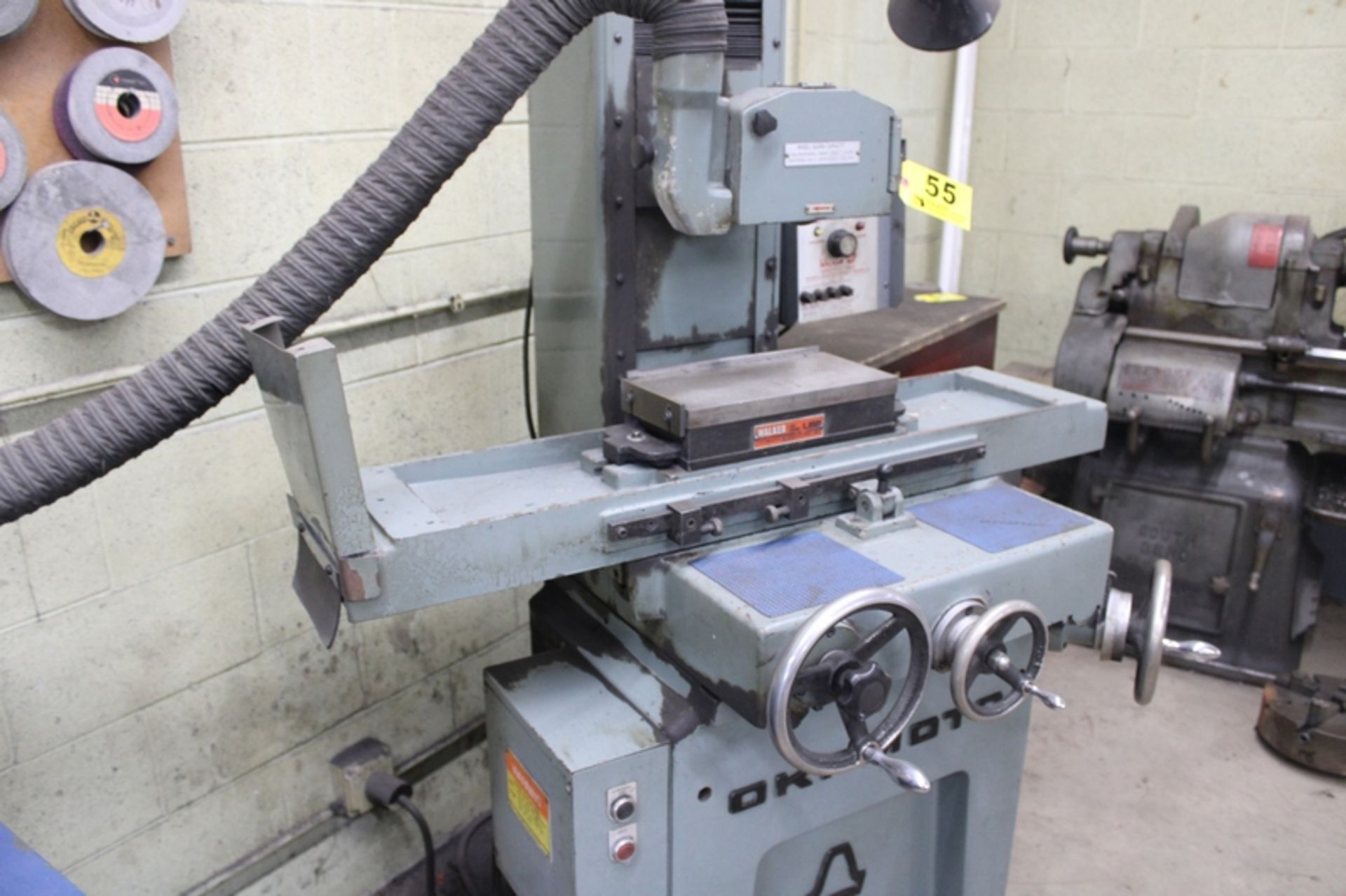 OKAMOTO 6â€X12â€™ MODEL PFG-612 SURFACE GRINDER, S/N 611, WITH ELECTRO MAGNETIC CHUCK, WALKER CHUCK - Image 7 of 7