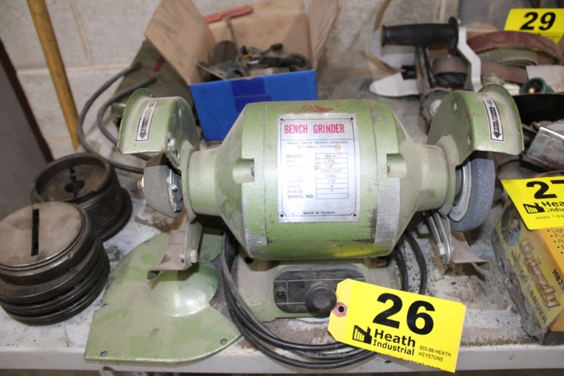 MODEL BG-6 6" DOUBLE END BENCH GRINDER