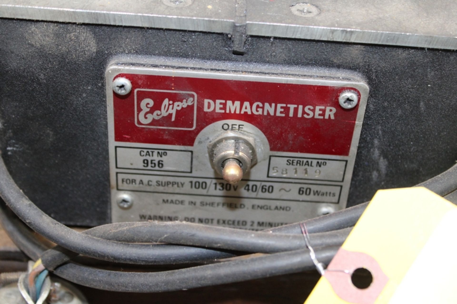 ECLIPSE MODEL 956 DEMAGNETIZER - Image 2 of 2